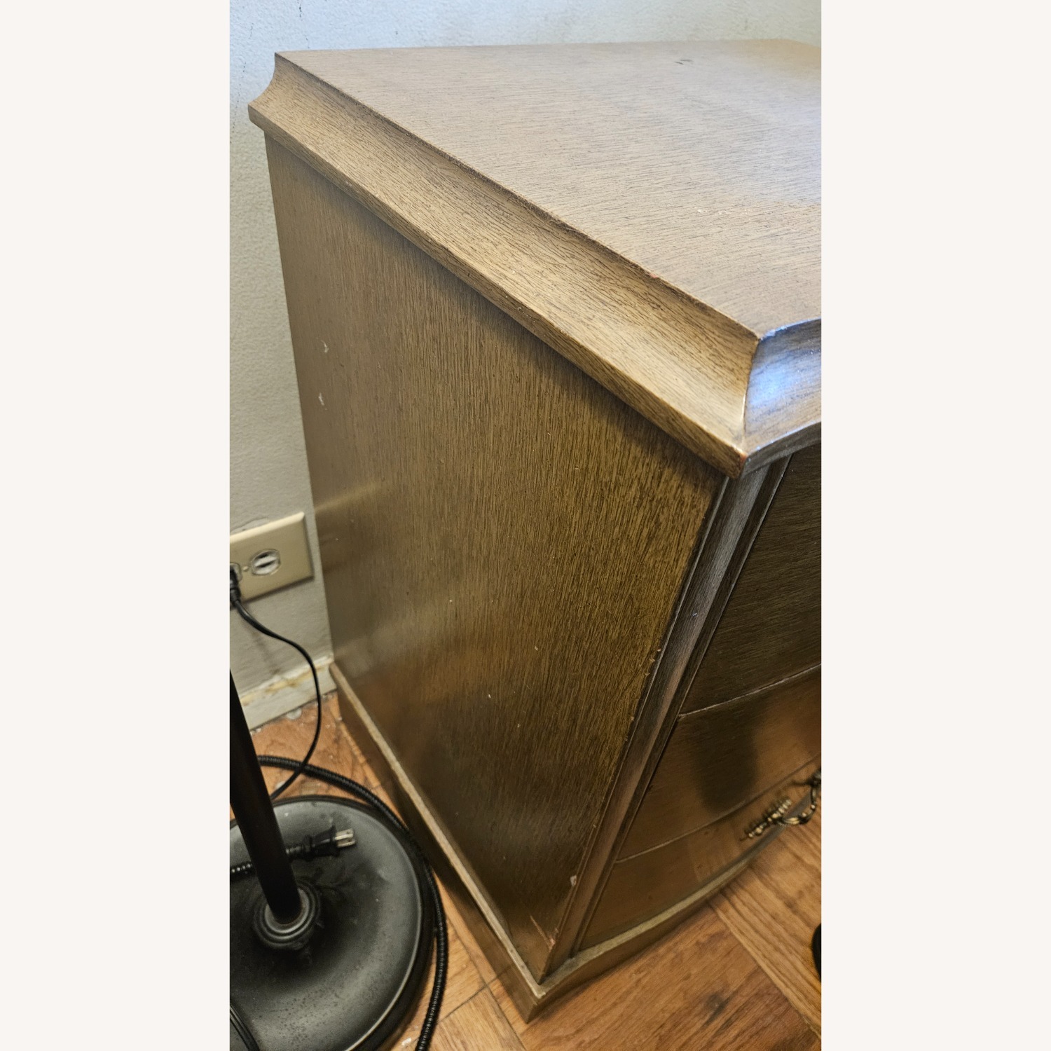 Antique Solid Wood Nightstands - image-4