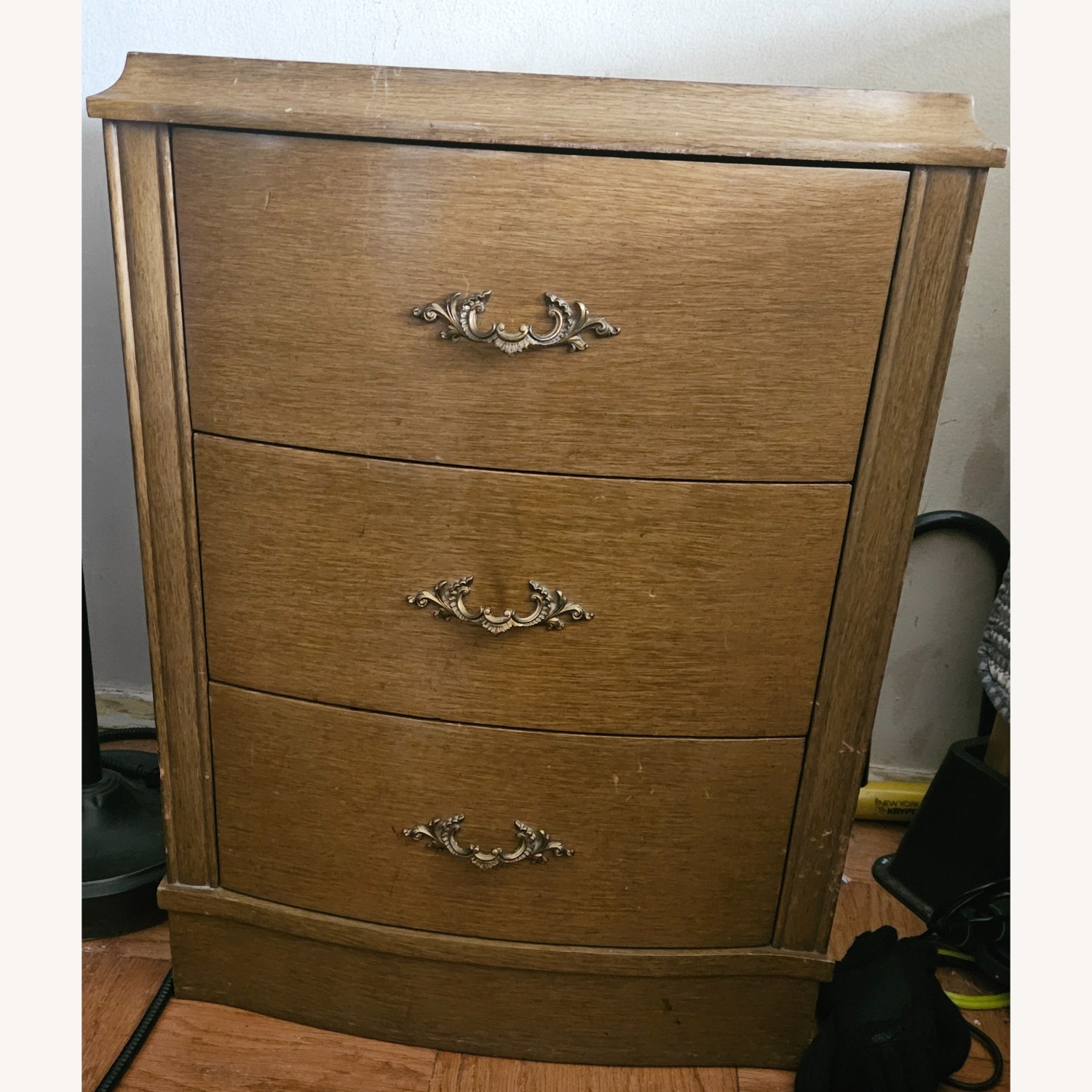 Antique Solid Wood Nightstands - image-1