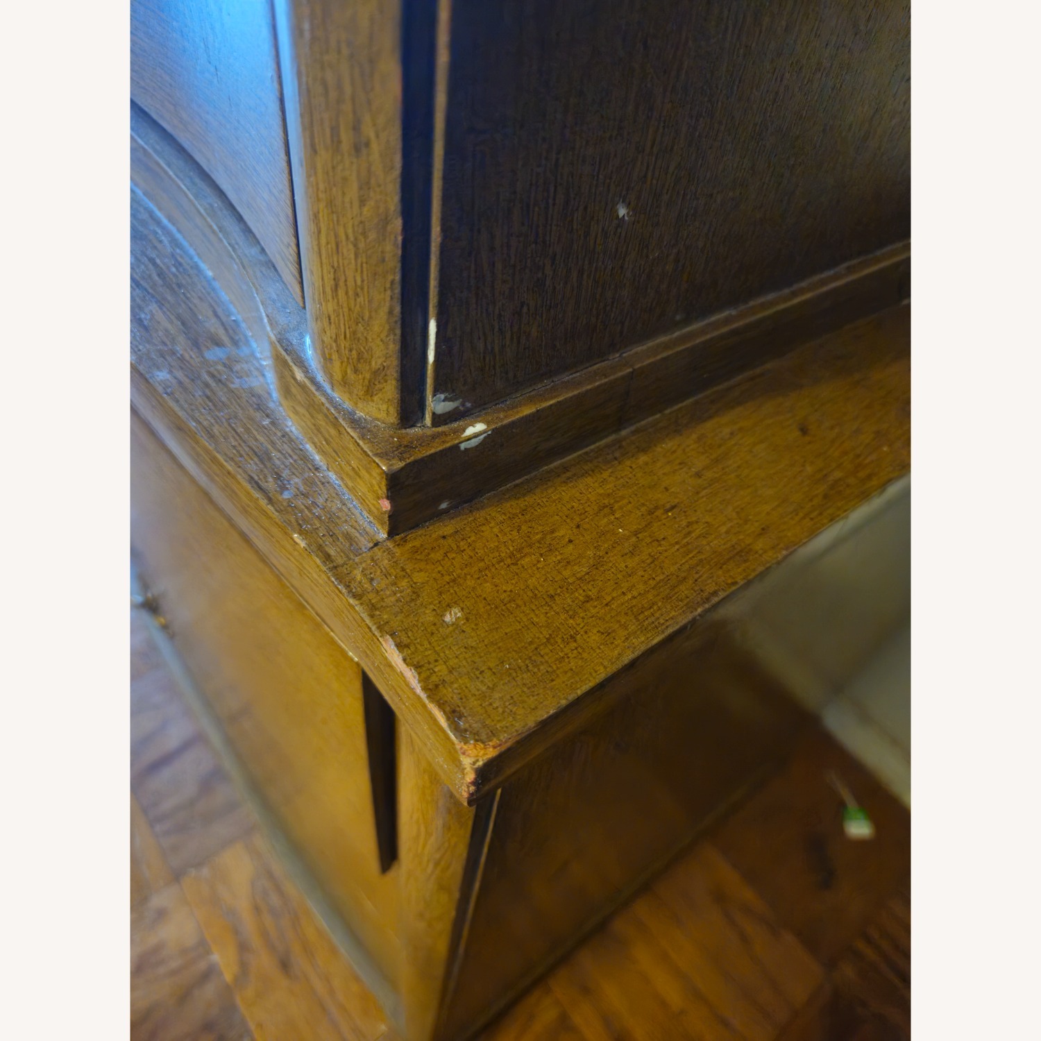 Vintage Hard Wood Dresser with 7 Roomy Drawers - image-9