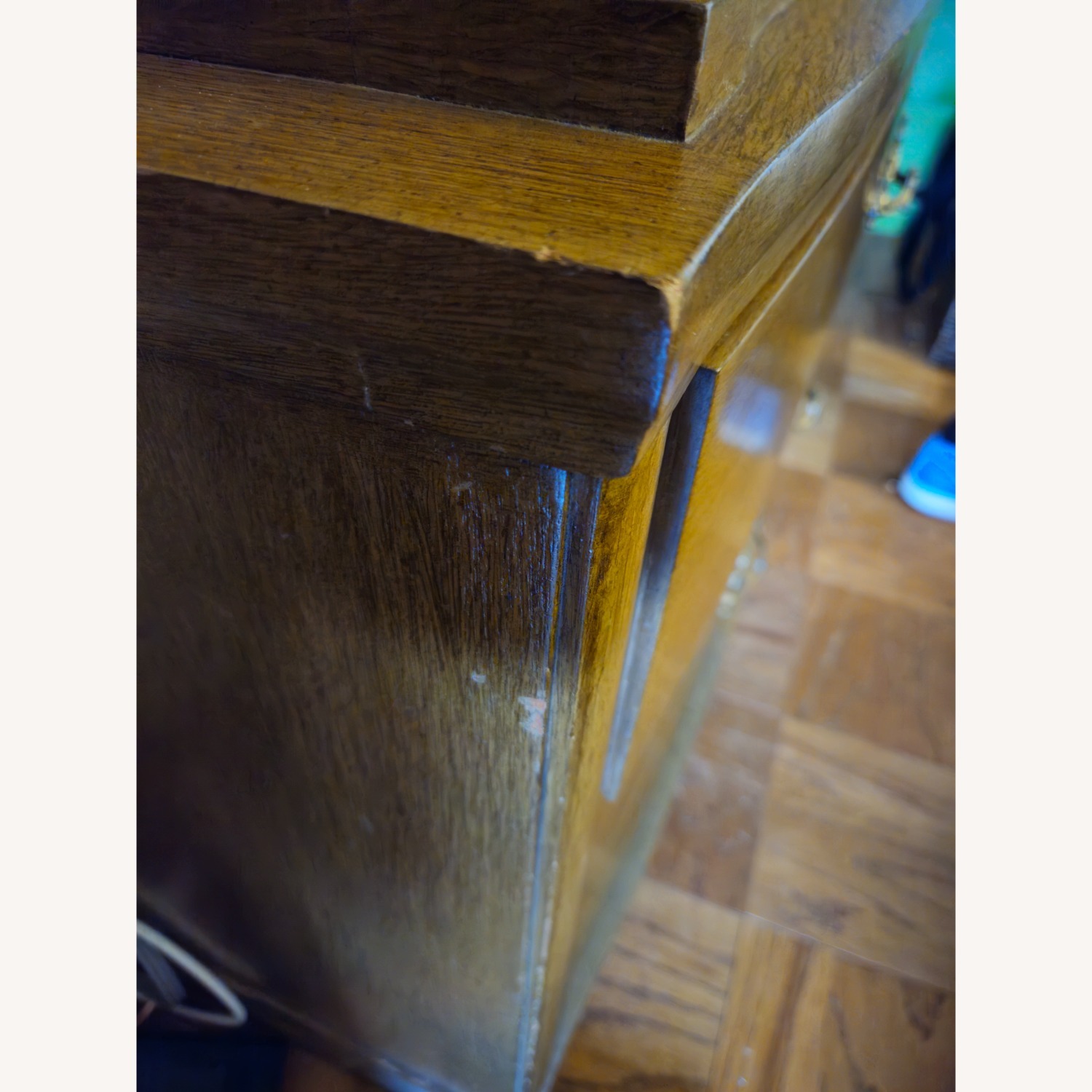 Vintage Hard Wood Dresser with 7 Roomy Drawers - image-8