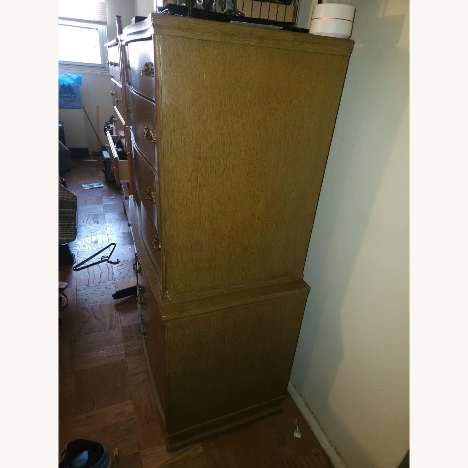 Vintage Hard Wood Dresser with 7 Roomy Drawers - image-5