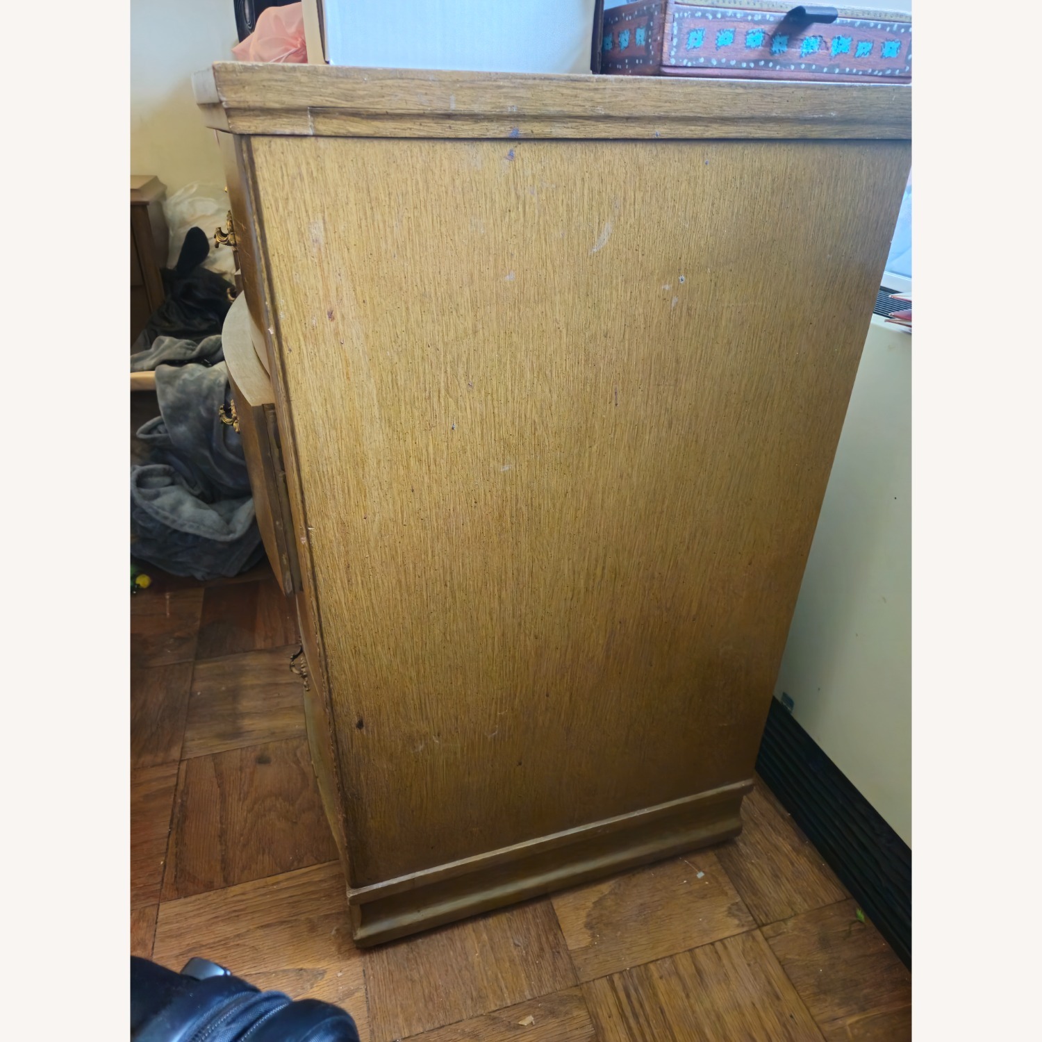 Vintage Wood 12 Drawer Dresser - image-2