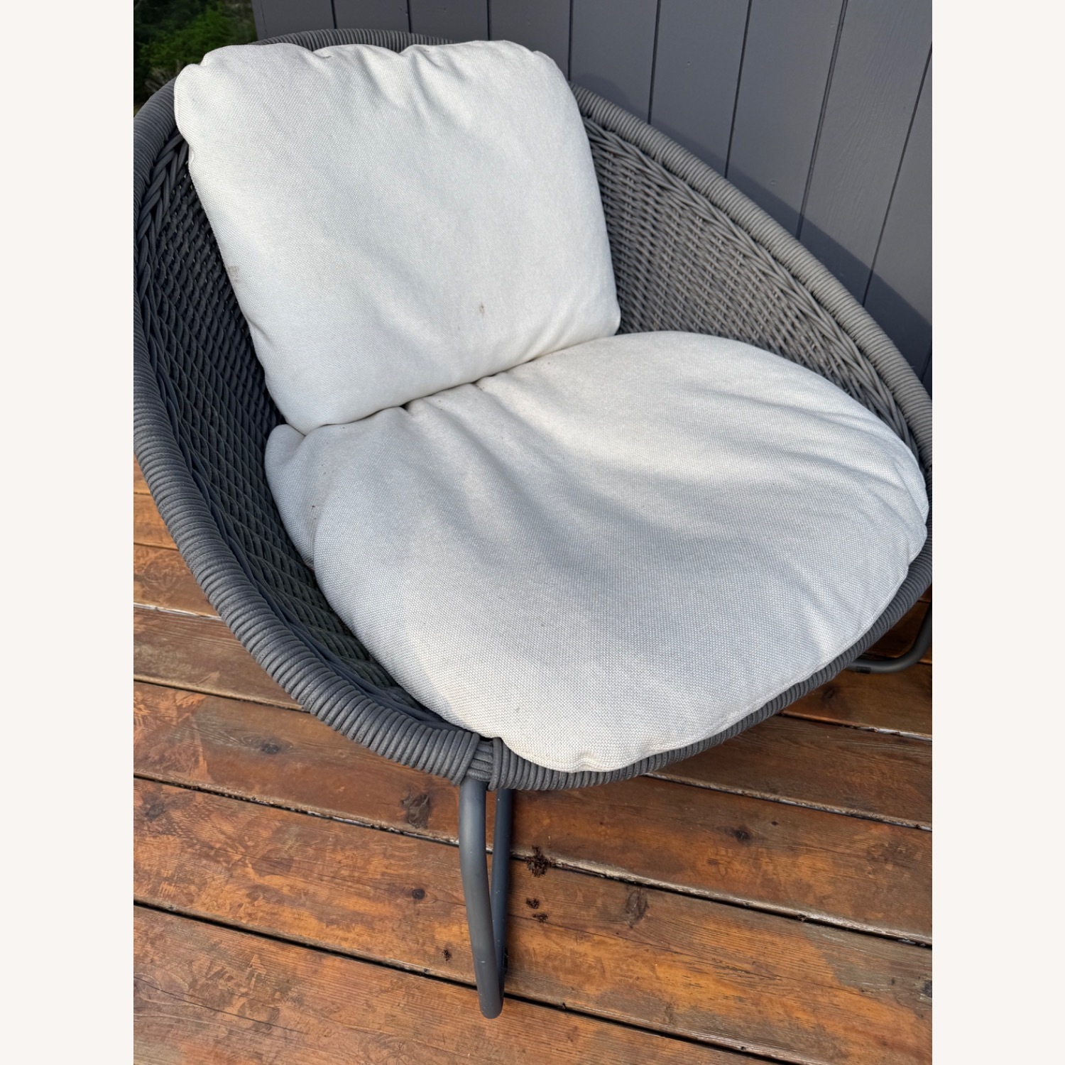 Morocco Outdoor Lounge Chairs Black  - image-3