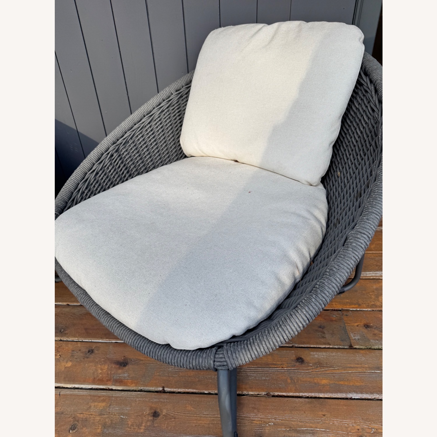 Morocco Outdoor Lounge Chairs Black  - image-4