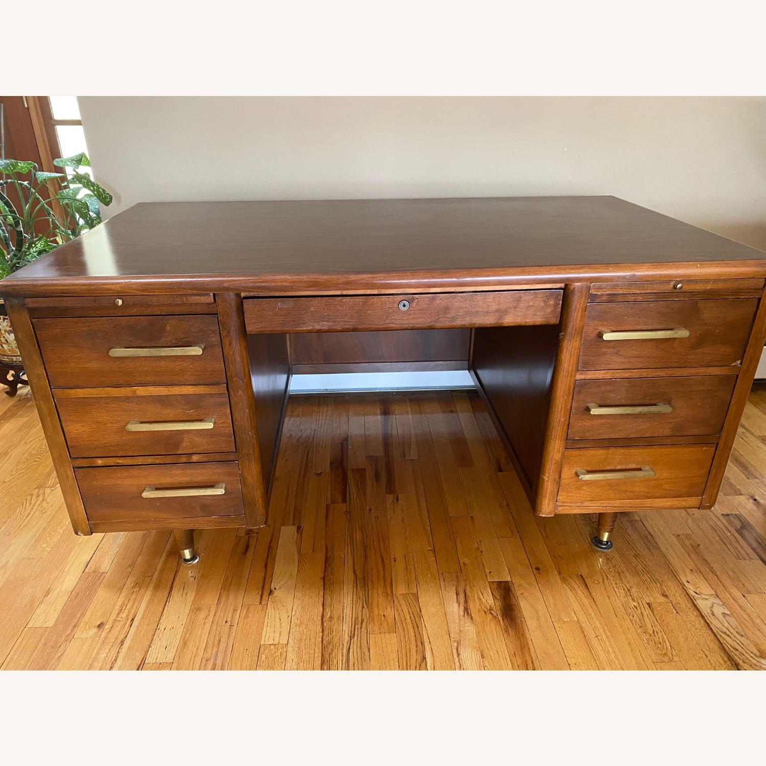 Mid Century Modern Jofco Jasper Executive Desk - image-1
