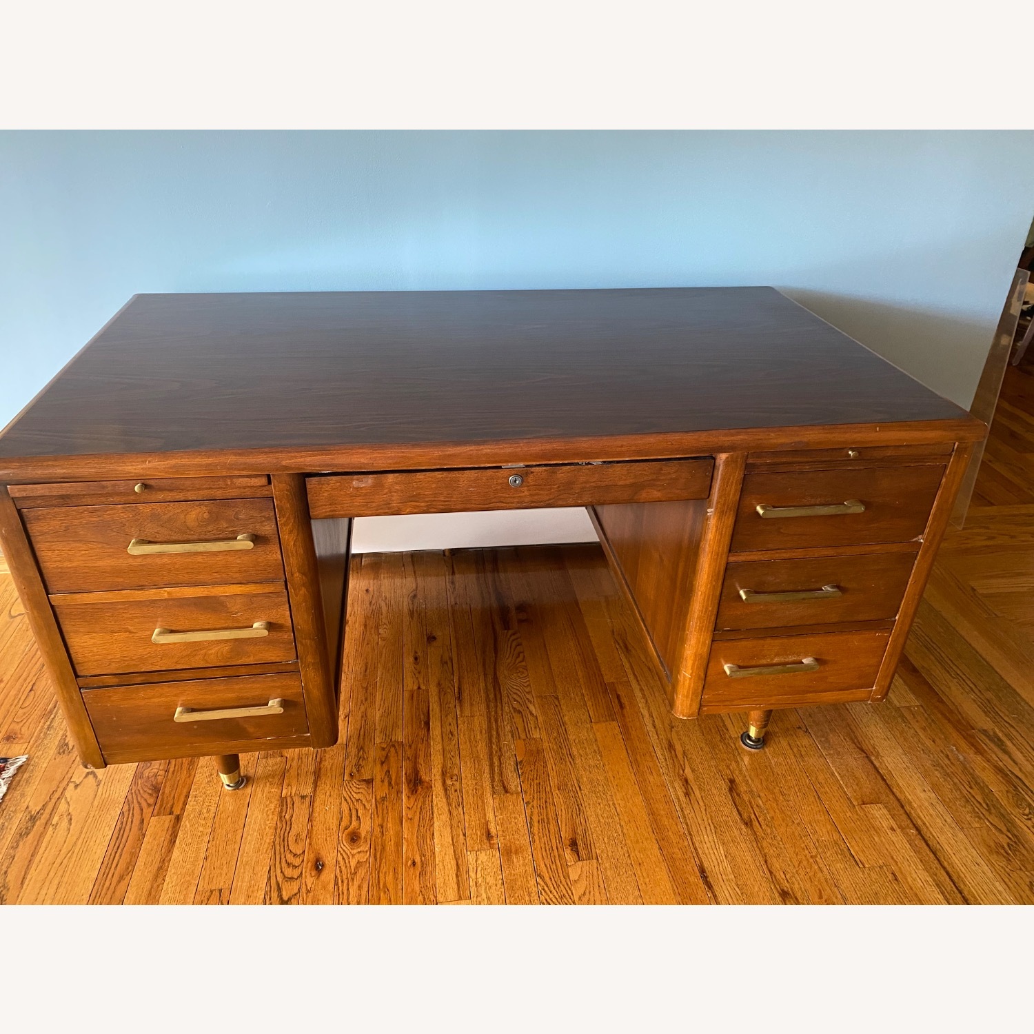 Mid Century Modern Jofco Jasper Executive Desk - image-9