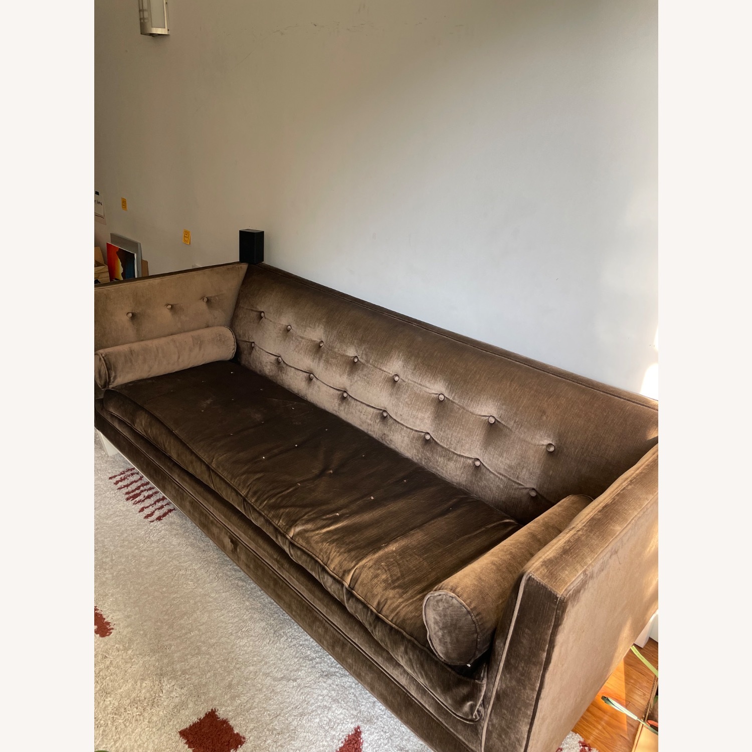Jonathan Adler Velvet Lampert Sofa - image-3