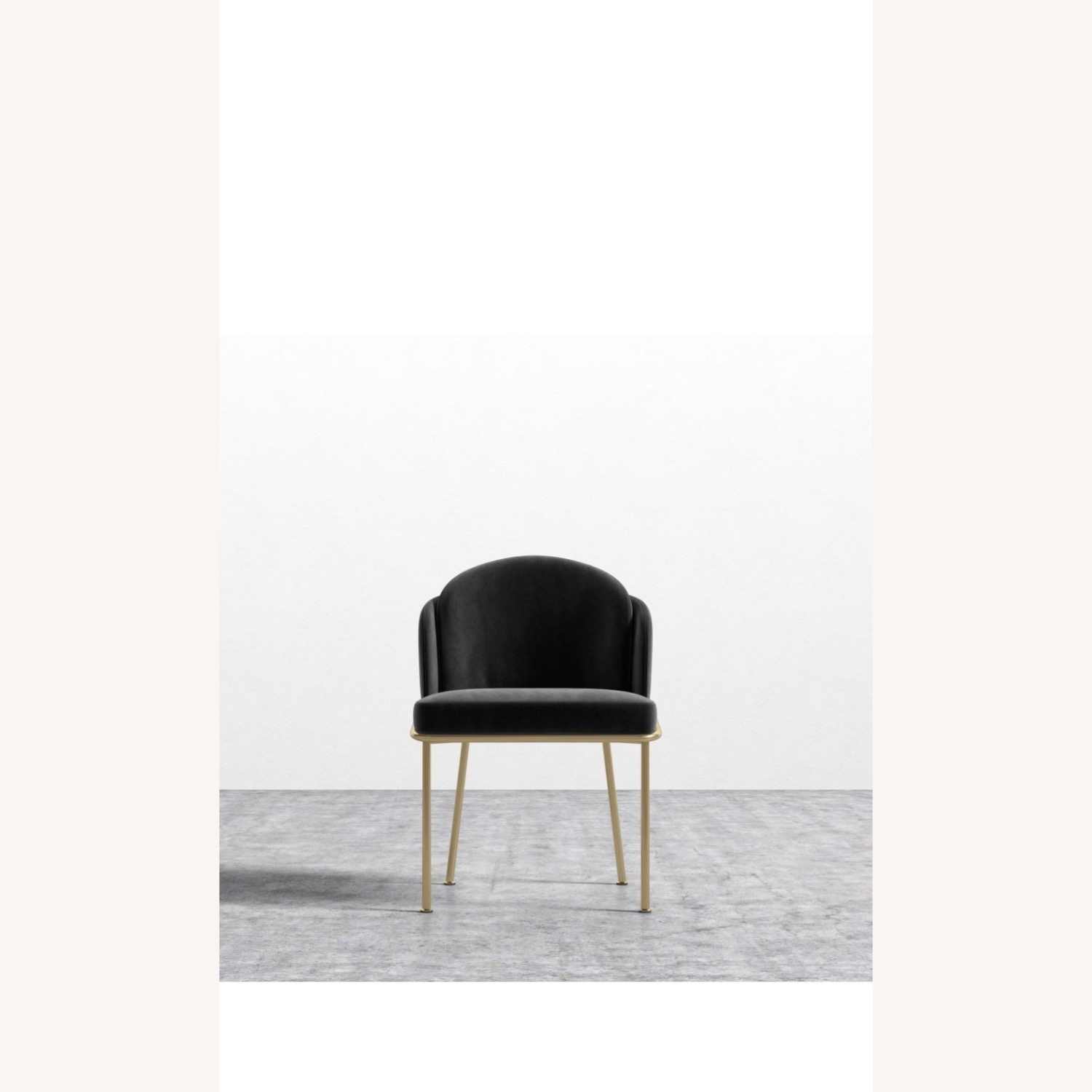 Black Velvet and Brass Rove Concepts Dining Chairs - image-7