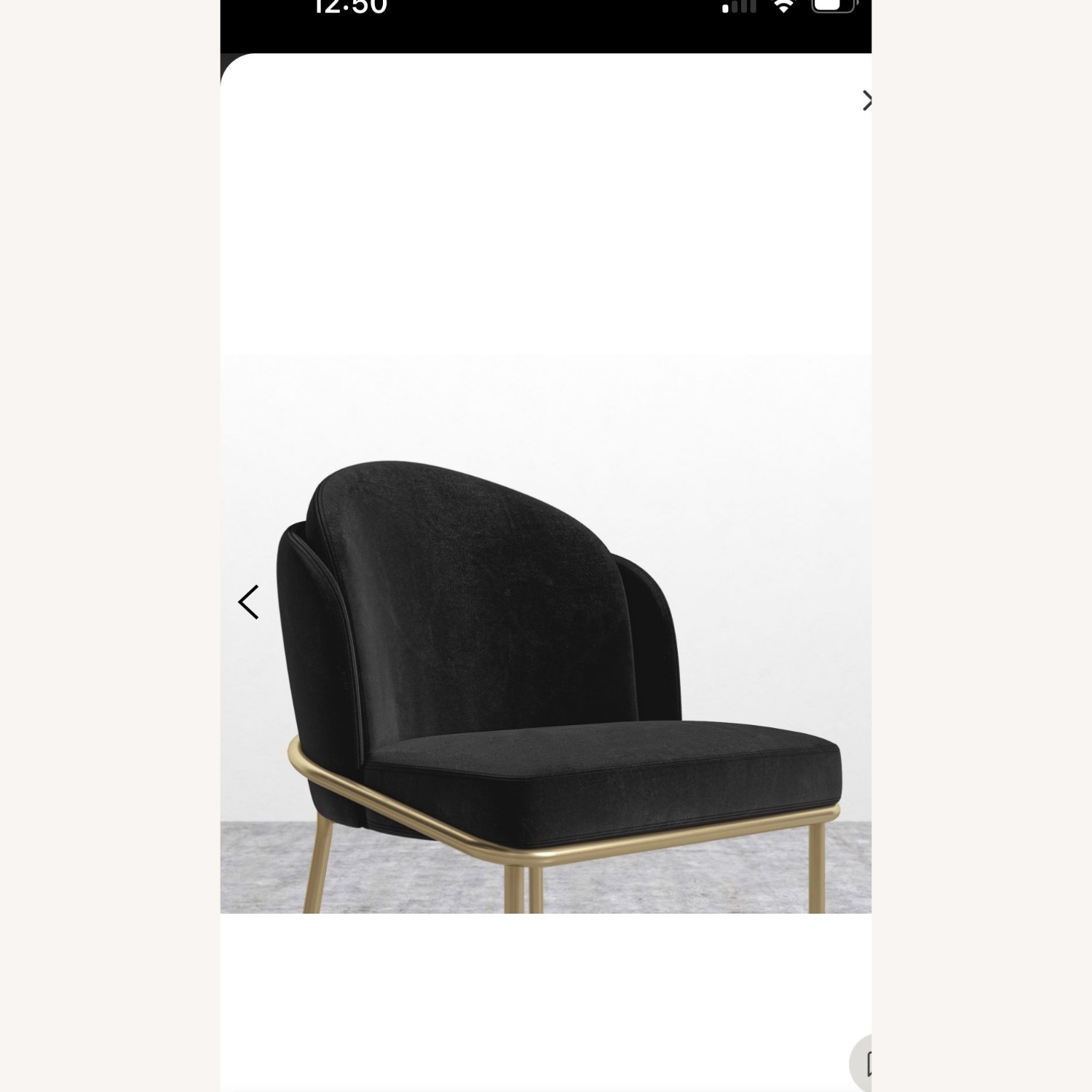 Black Velvet and Brass Rove Concepts Dining Chairs - image-6