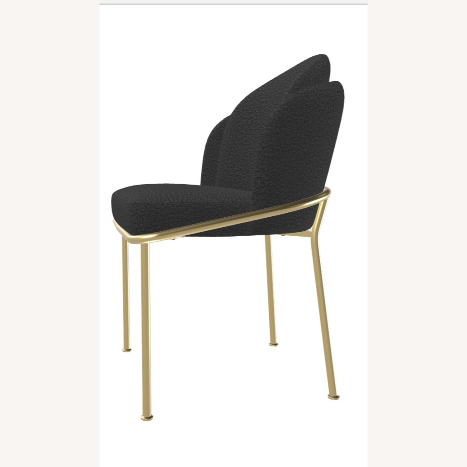 Black Velvet and Brass Rove Concepts Dining Chairs - image-9