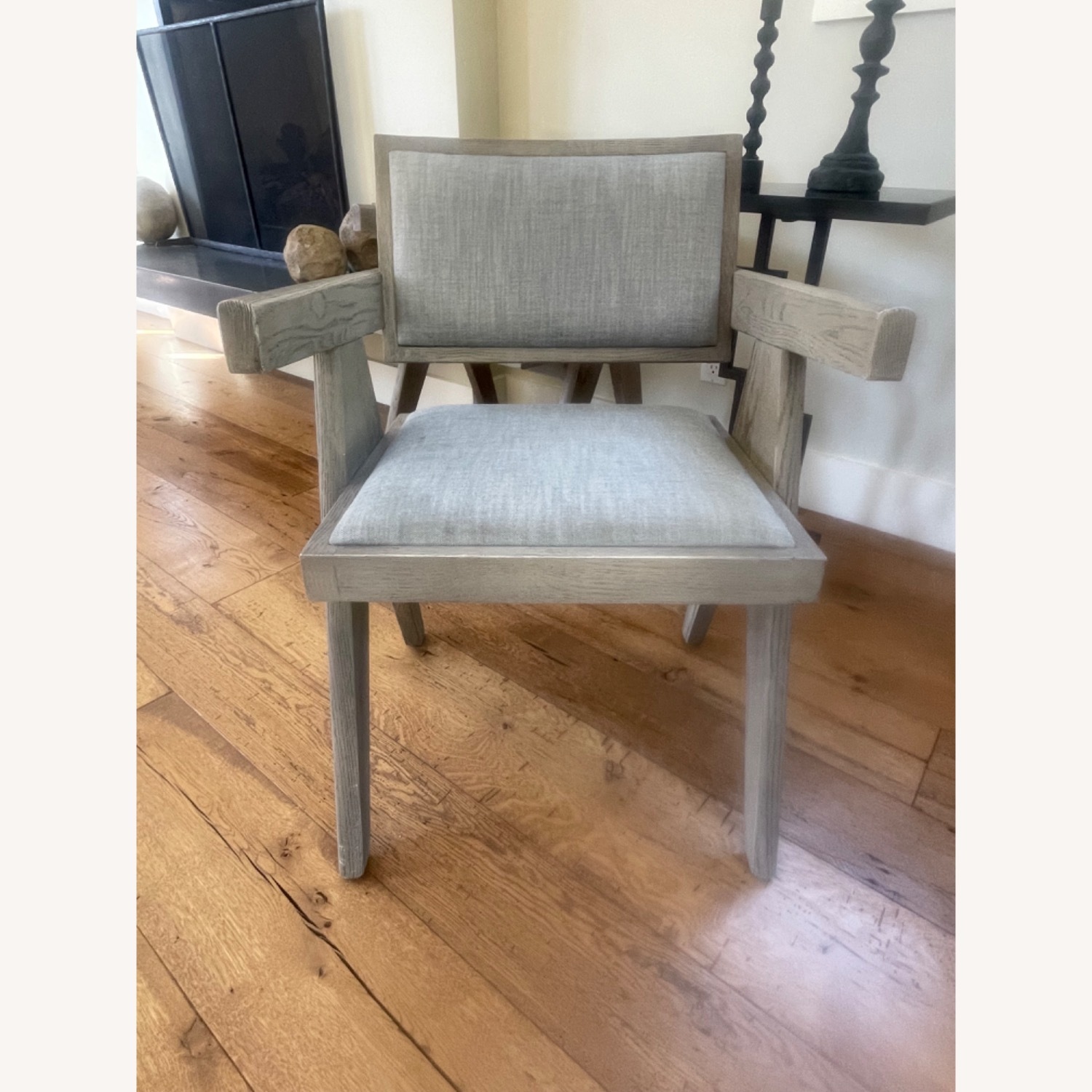 Restoration Hardware Noma Round Dining Table Set - image-5