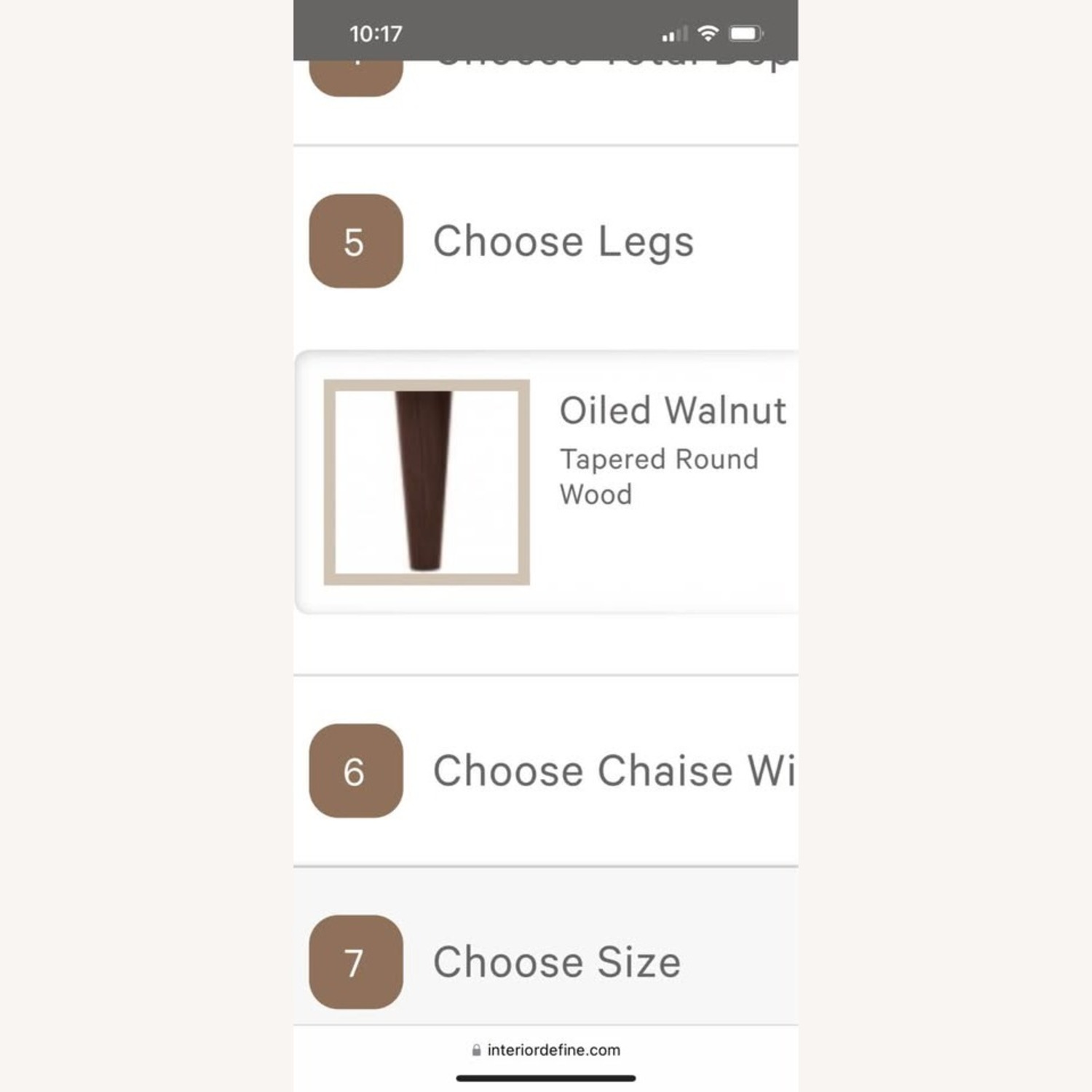 Interior Define Sloan Chaise Sectional - image-4