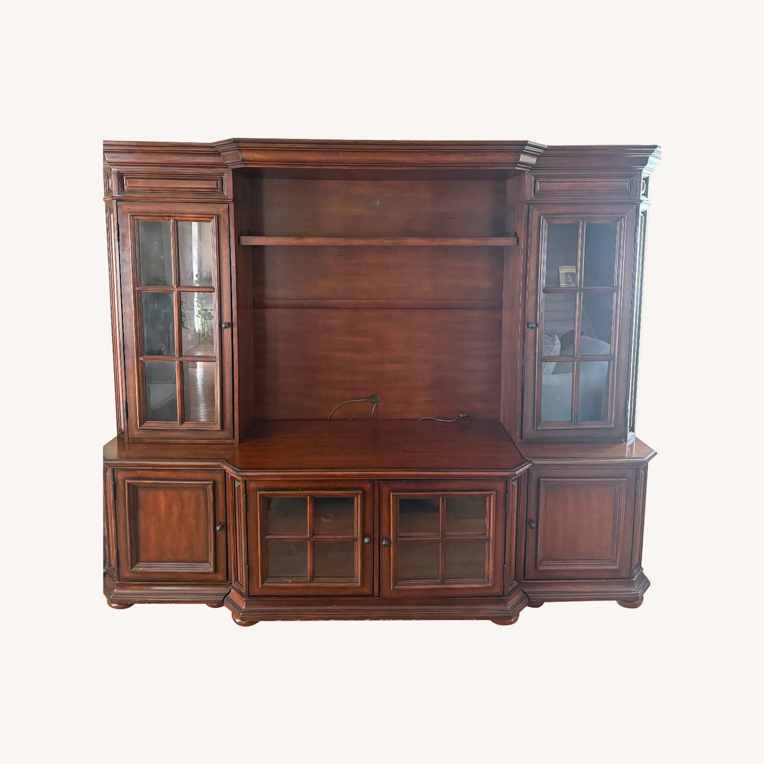 Mahagony Wall Entertainment Unit - image-0