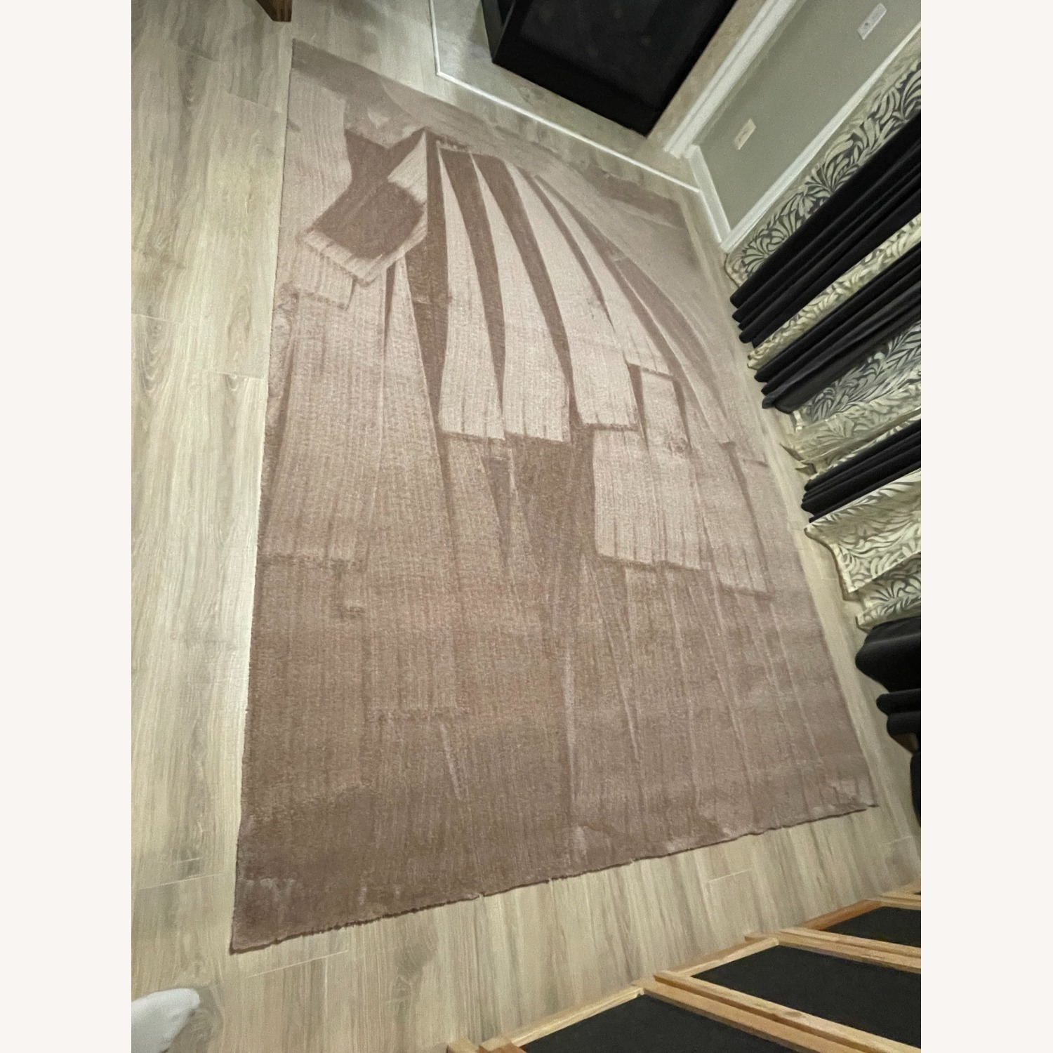 IKEA KNARDRUP Rug, Low Pile, Pale Pink, 6 ' 7 "x9 ' 10 - image-3