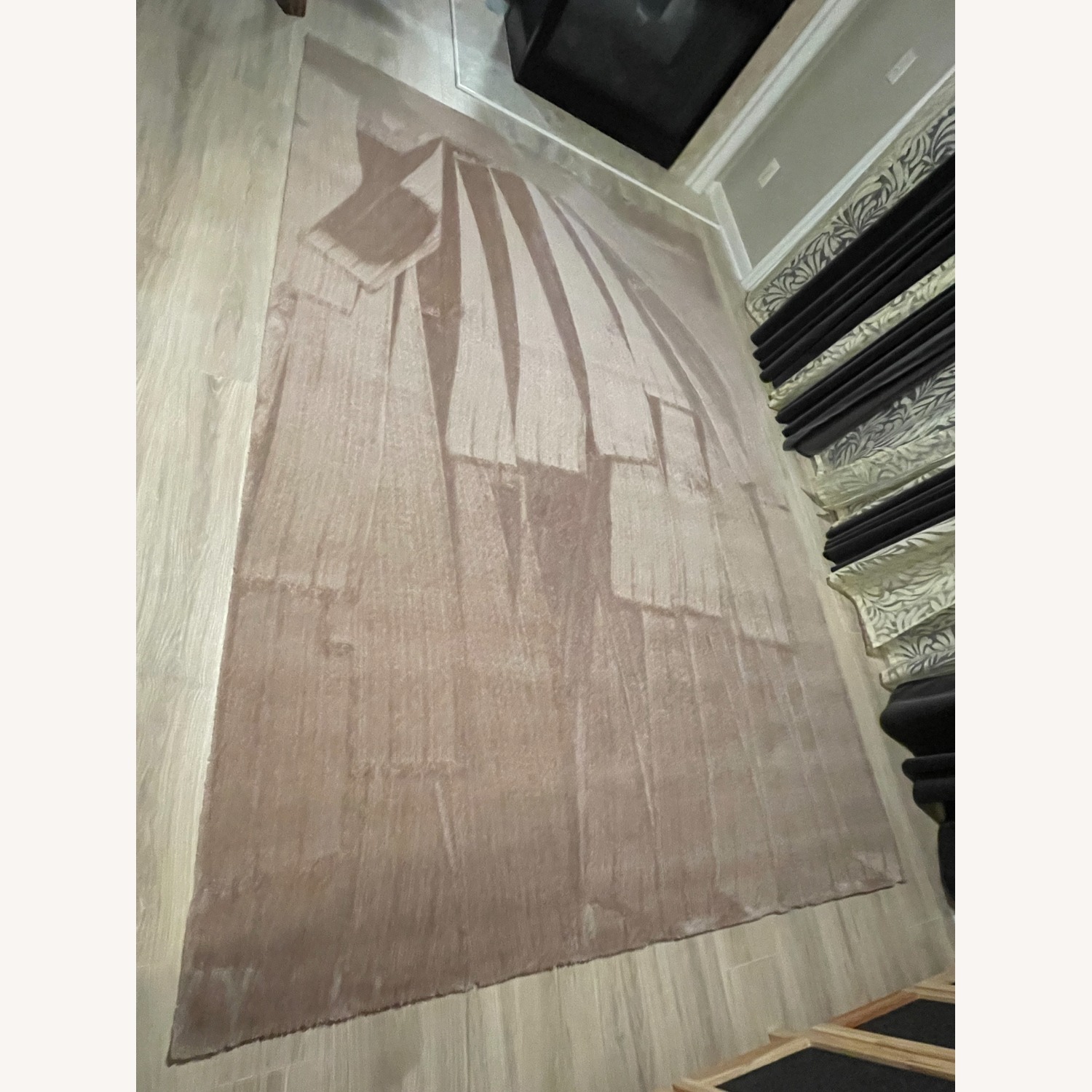 IKEA KNARDRUP Rug, Low Pile, Pale Pink, 6 ' 7 "x9 ' 10 - image-4