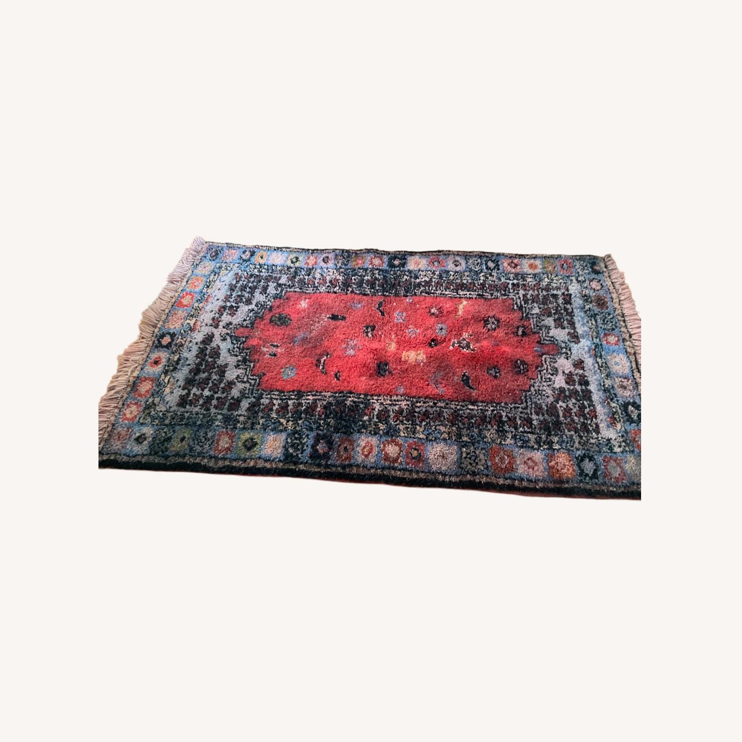 Vintage Moroccan Handmade Wool carpet - image-0