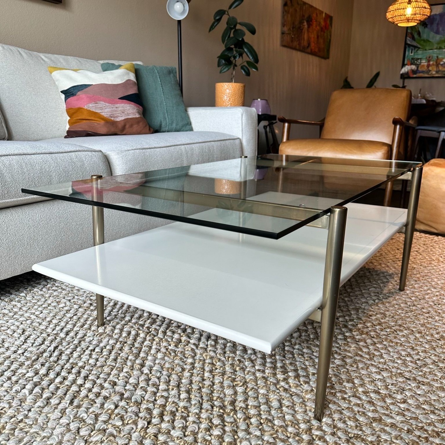 Mid-Century Art Display Coffee Table - image-1