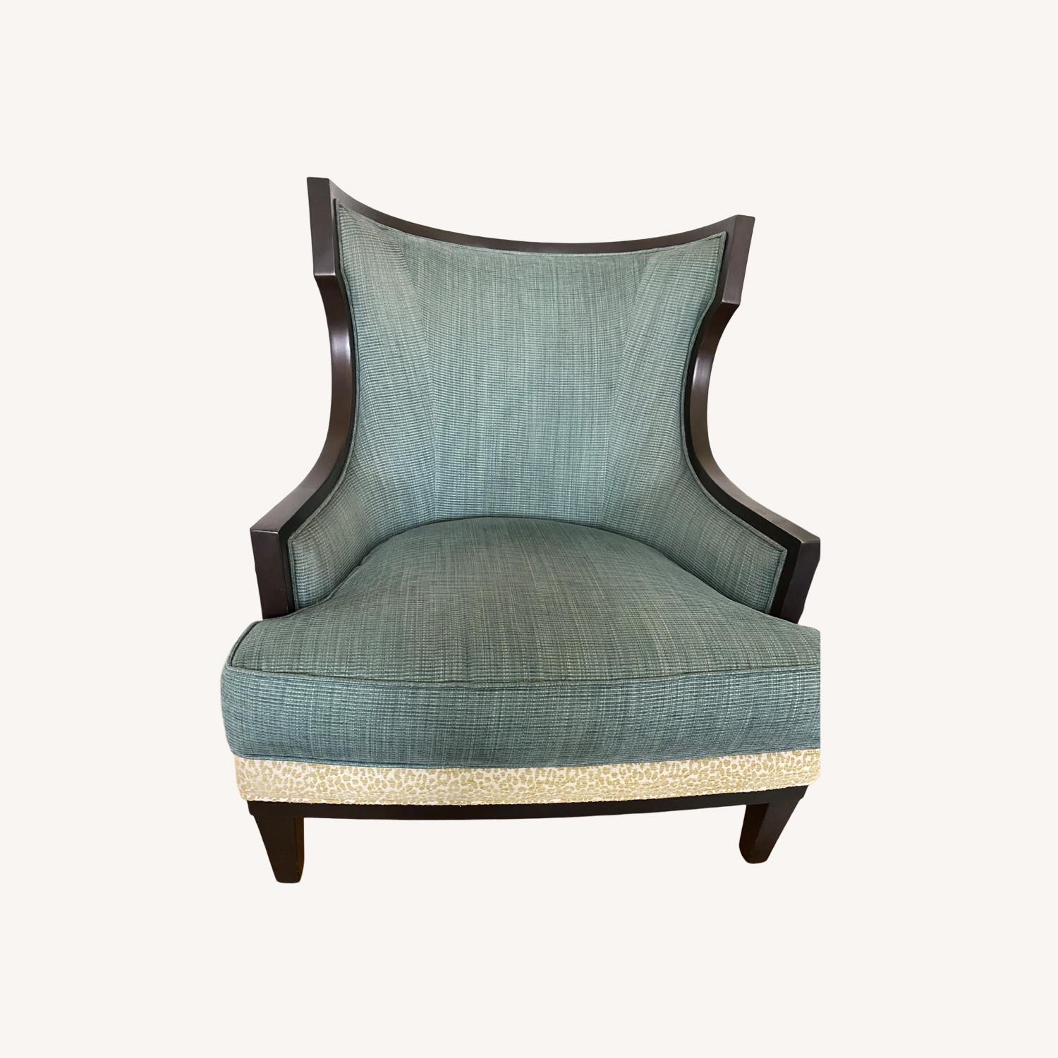 Armchair in Dual Fabric - image-0