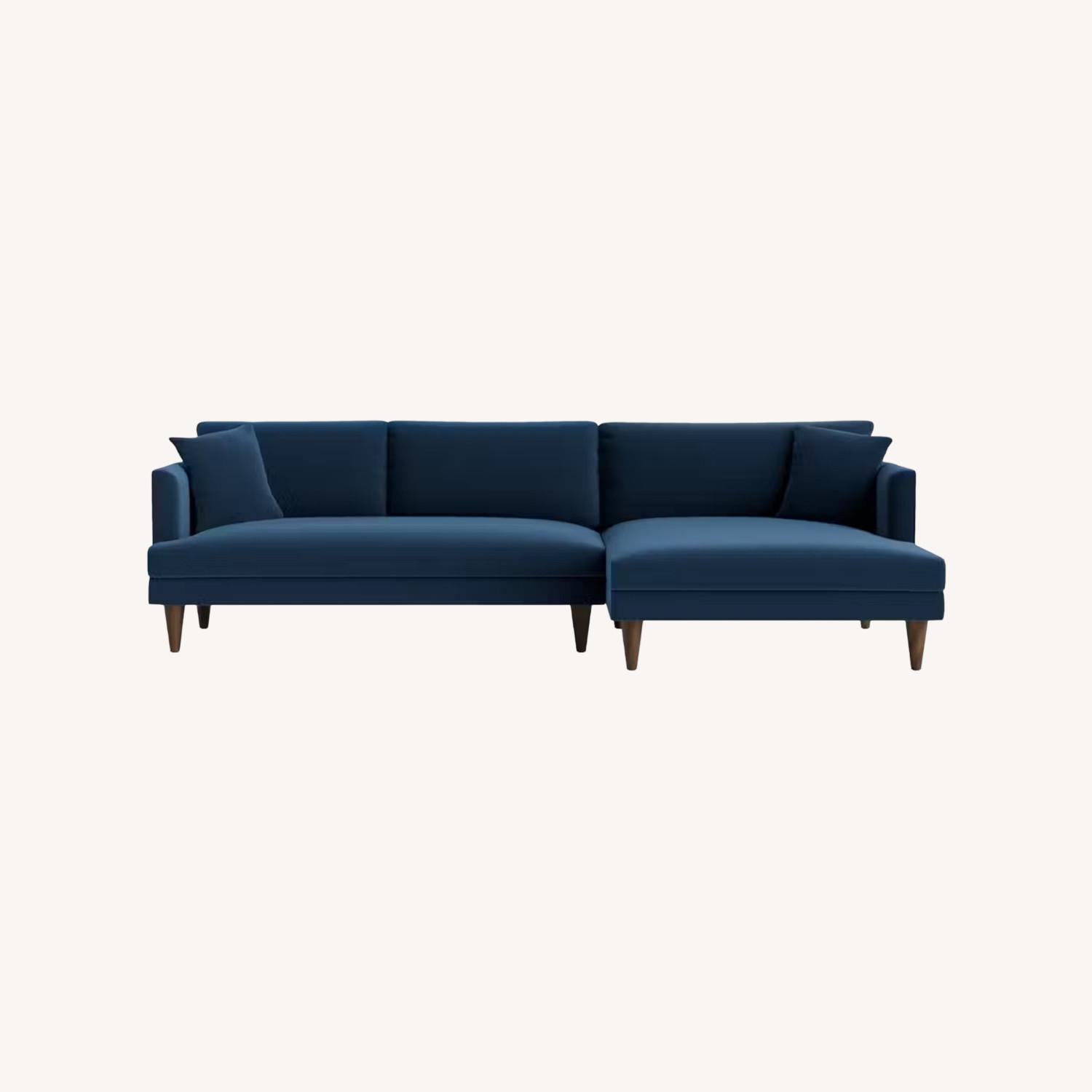 Joybird Lewis Sectional Cobalt Blue - image-0