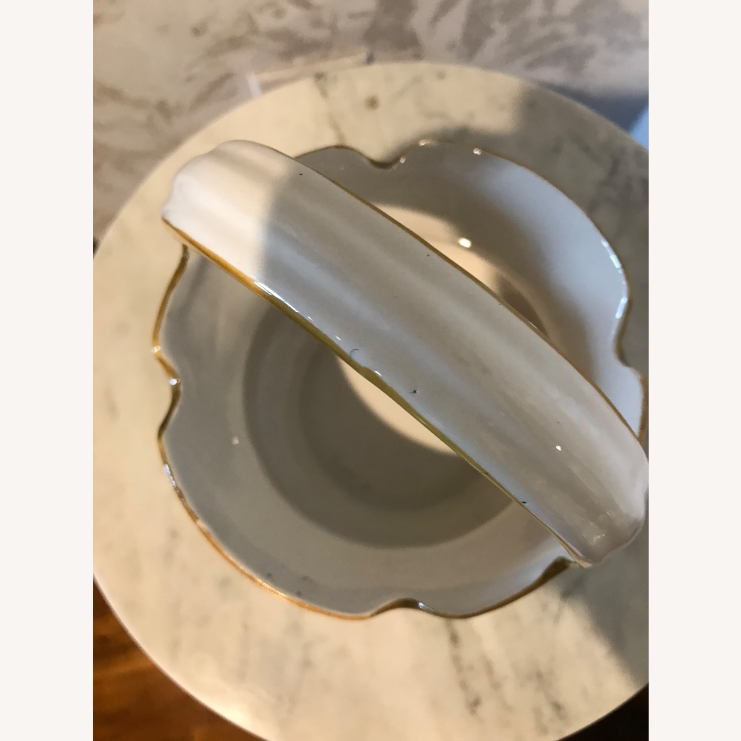 Vintage ltalian Ceramic Hand Painted Basket - image-11