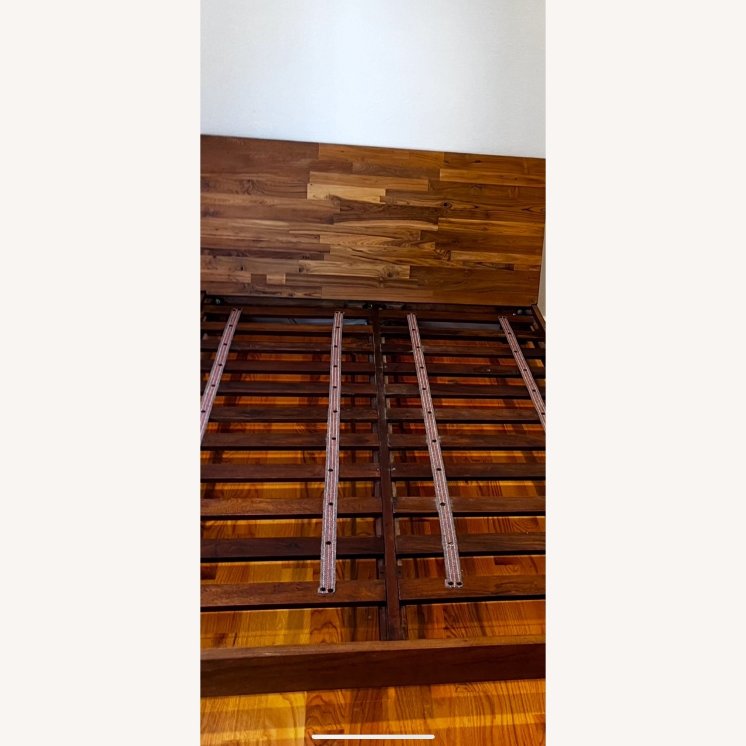 CB2 Dondra Teak Wood Queen Bed - image-3