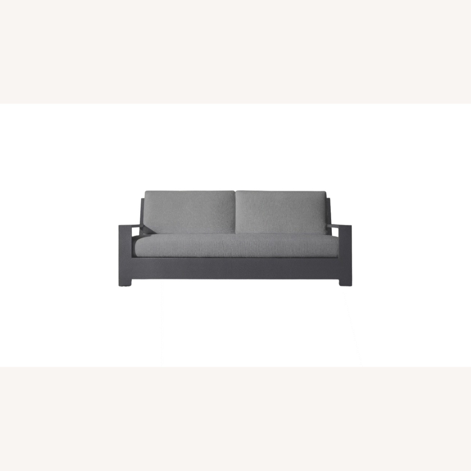 Restoration Hardware Belvedere Aluminum Luxe Sofa  - image-2