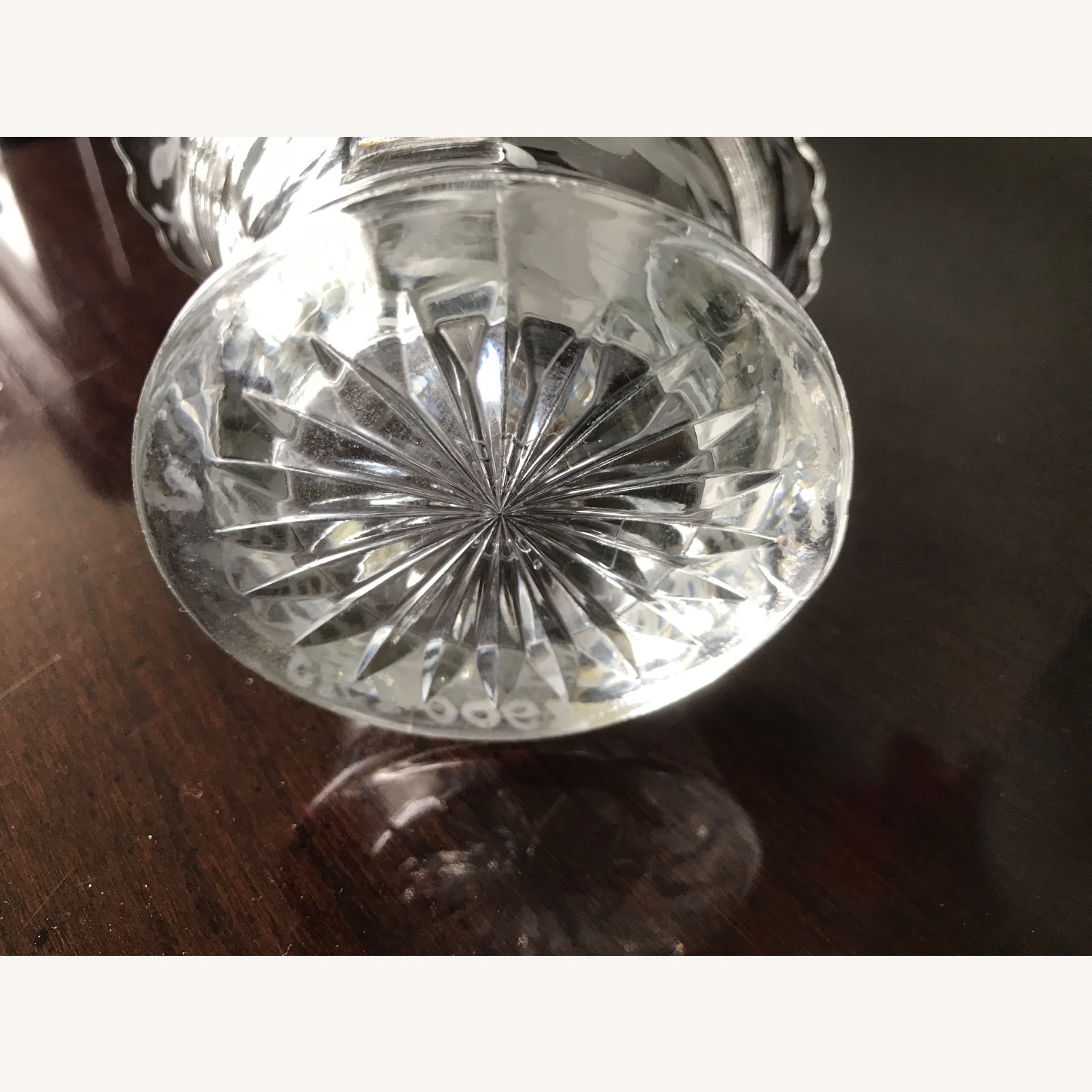 Antique 1930s Duncan & Miller Glass Brides Basket - image-20