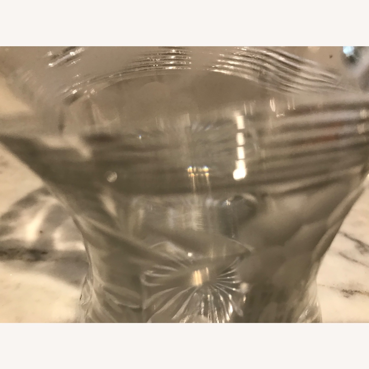 Antique 1930s Duncan & Miller Glass Brides Basket - image-13