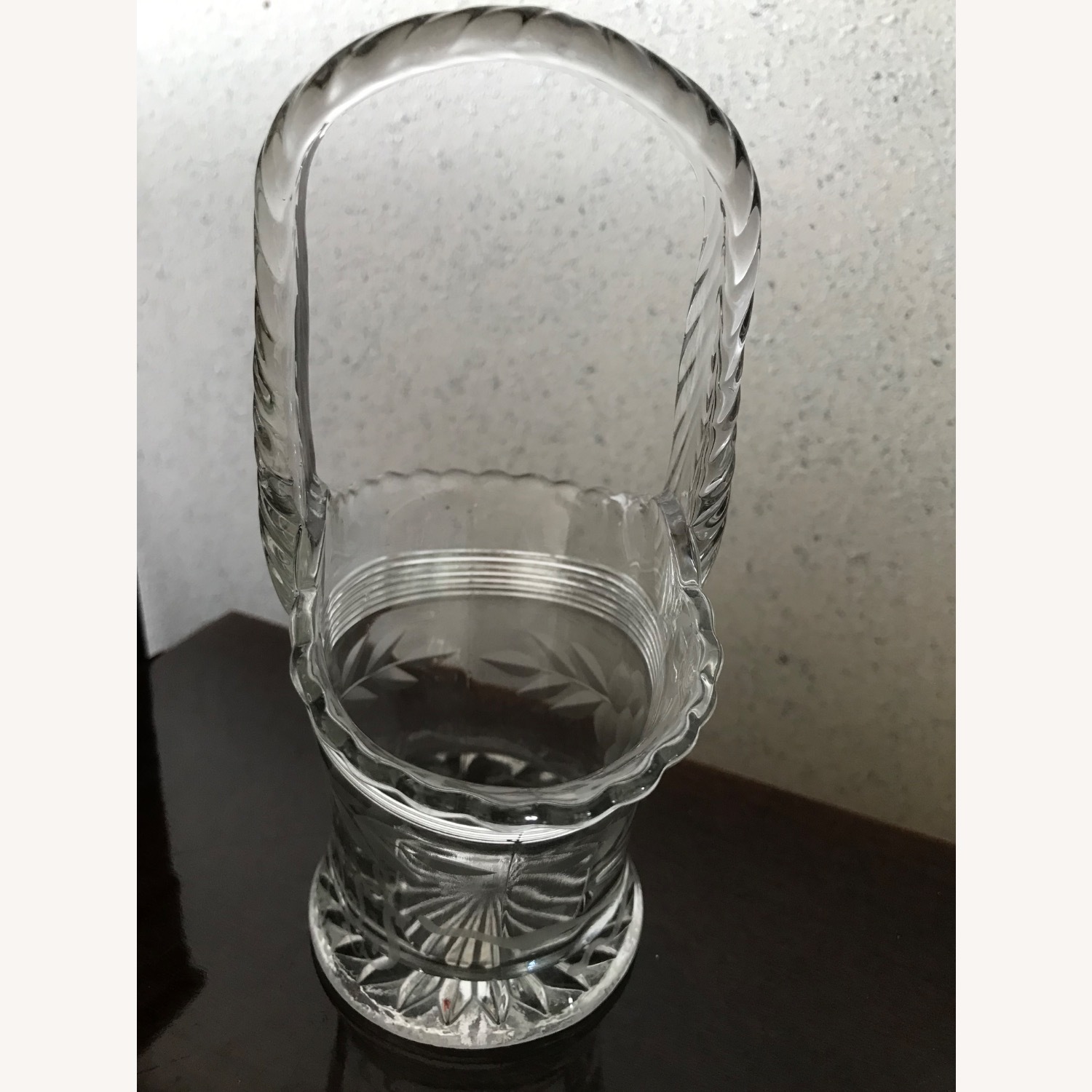 Antique 1930s Duncan & Miller Glass Brides Basket - image-23