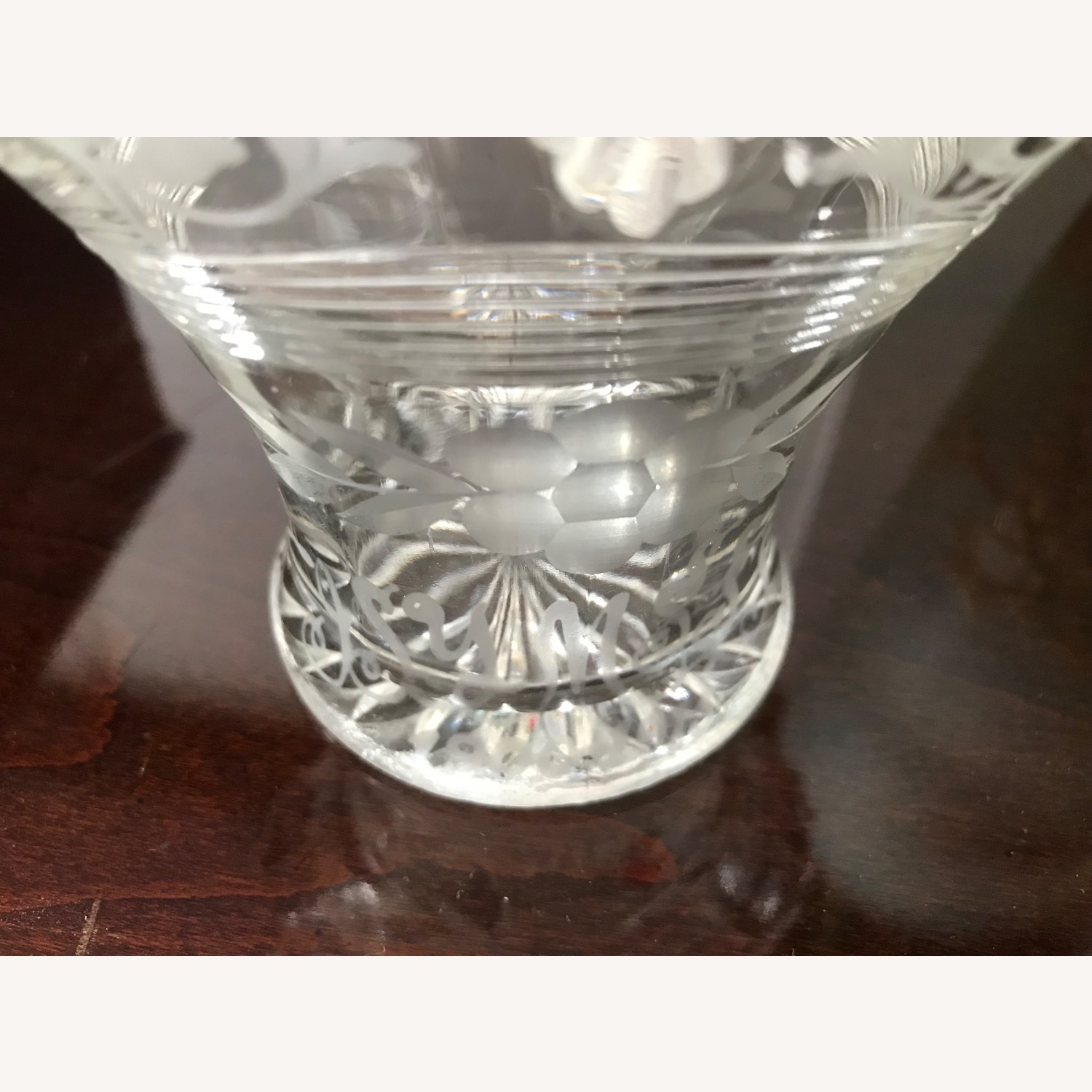 Antique 1930s Duncan & Miller Glass Brides Basket - image-22