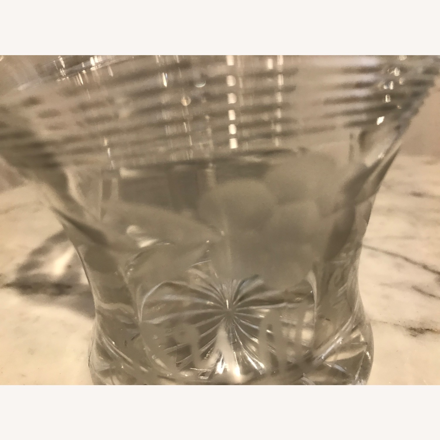 Antique 1930s Duncan & Miller Glass Brides Basket - image-12