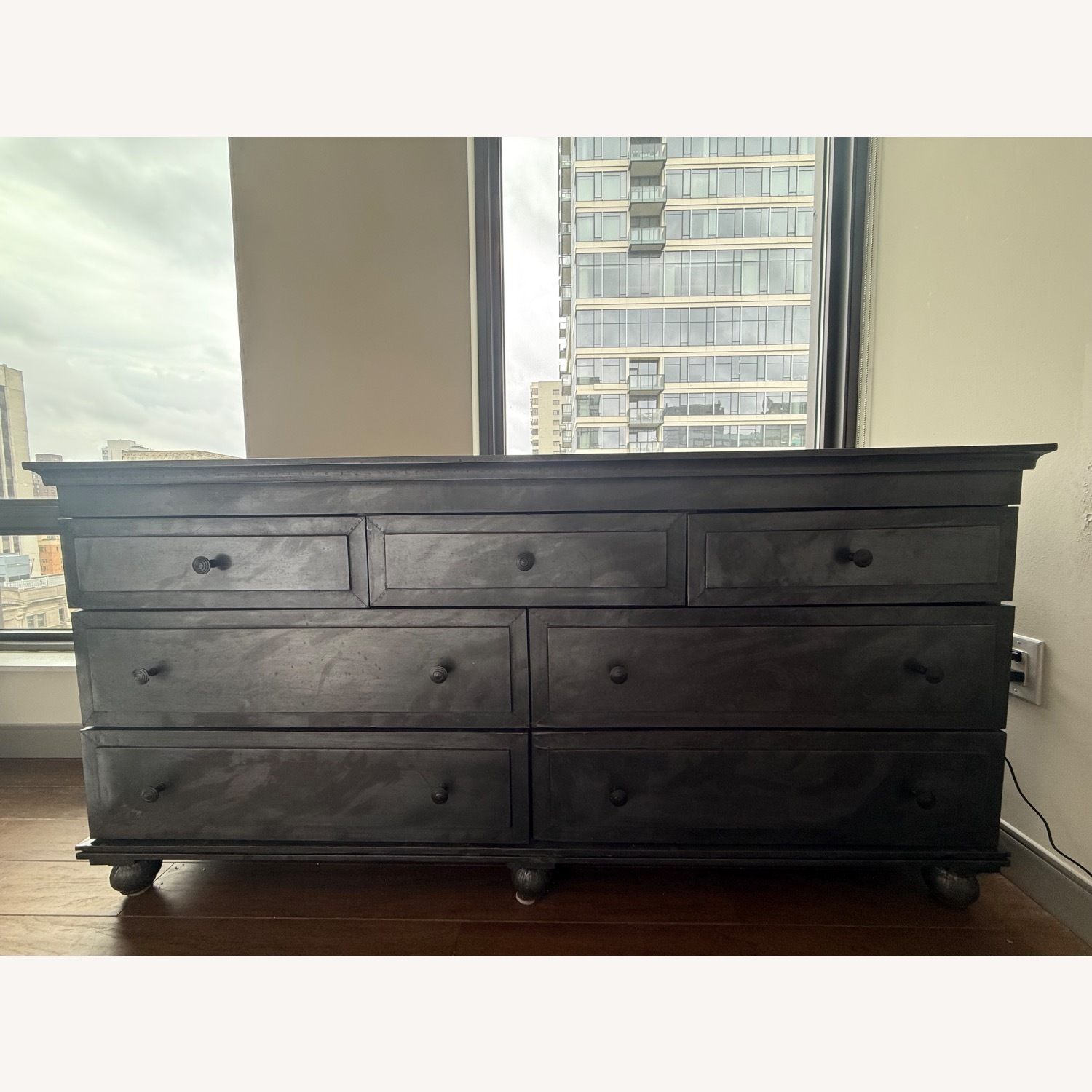 Restoration Hardware Annecy Metal-wrapped Dresser - image-1