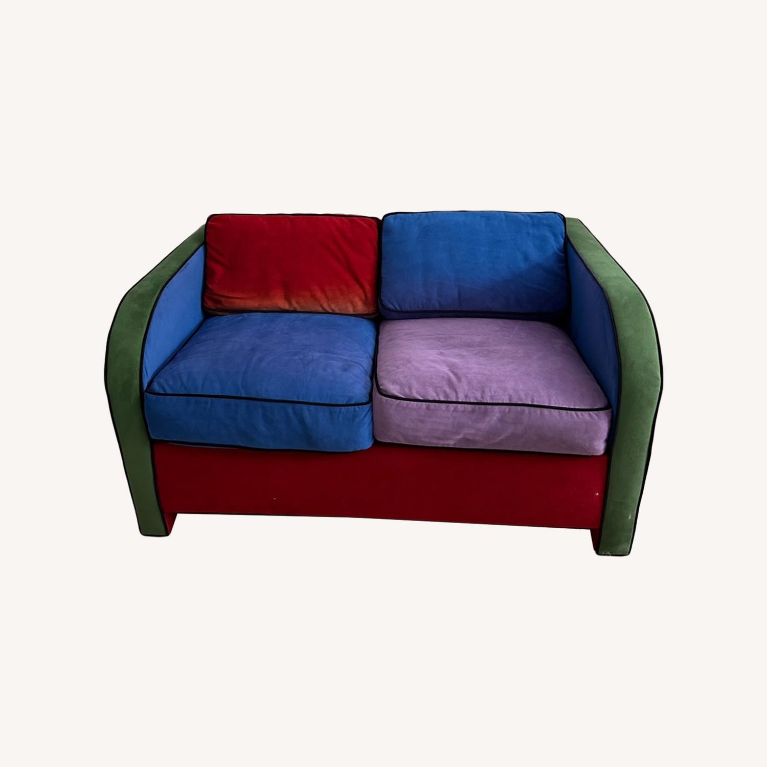 Colorblock Sleeper Sofa - image-0
