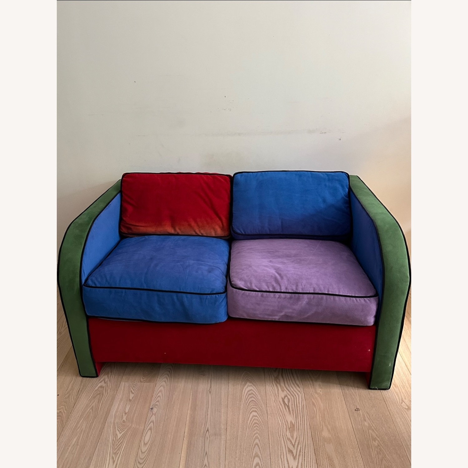 Colorblock Sleeper Sofa - image-1