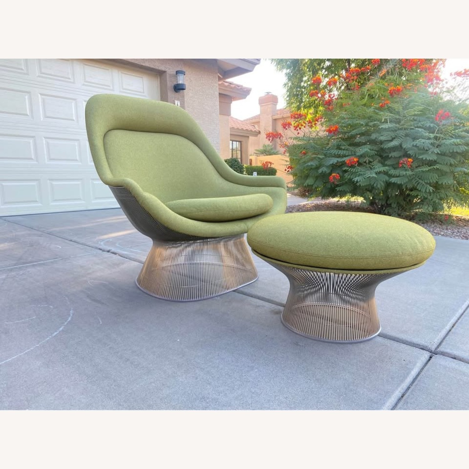 Authentic Warren Platner for Knoll Chair & Ottoman - image-5