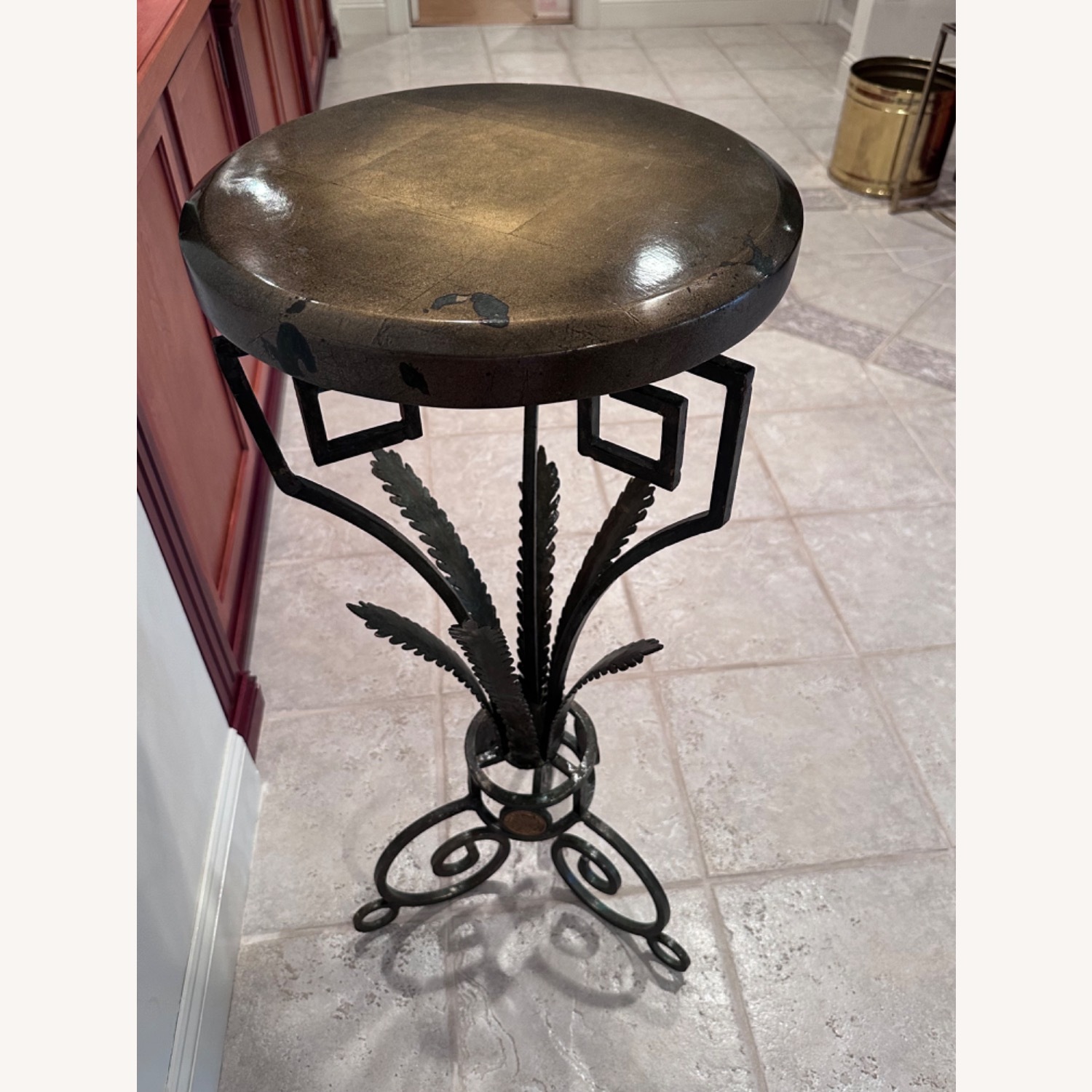 Greek-style Plant Stands with Plants - image-1