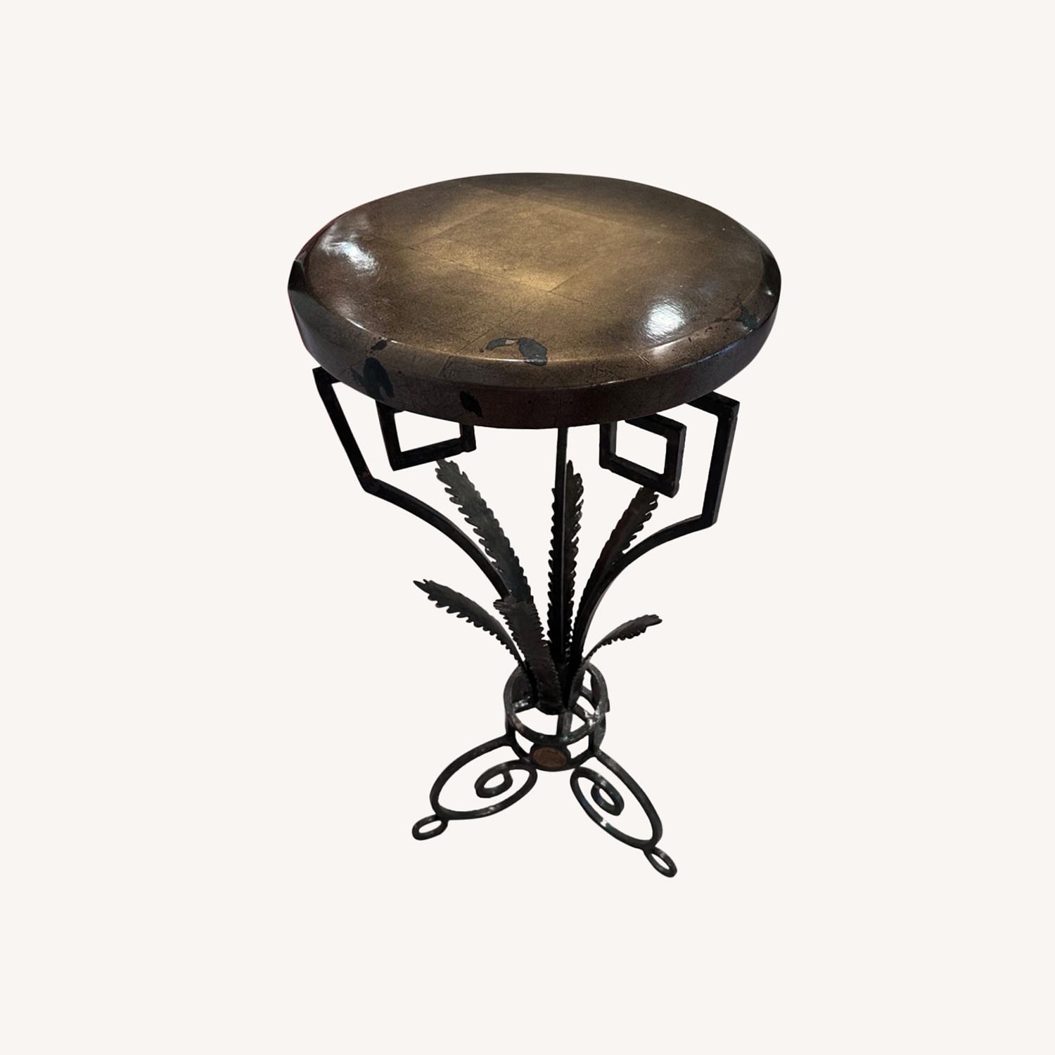 Greek-style Plant Stands with Plants - image-0