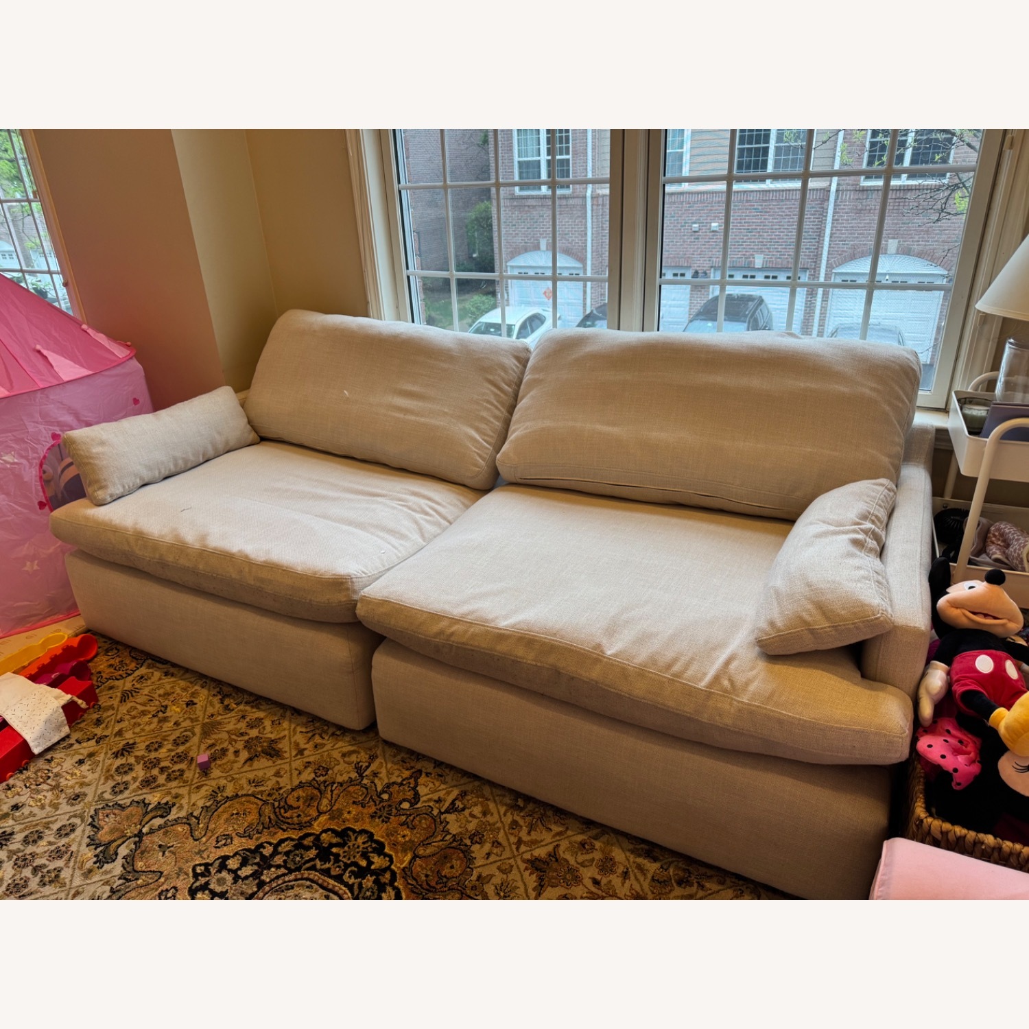 Ashley Furniture Elyza Modular Linen Sofa - image-1