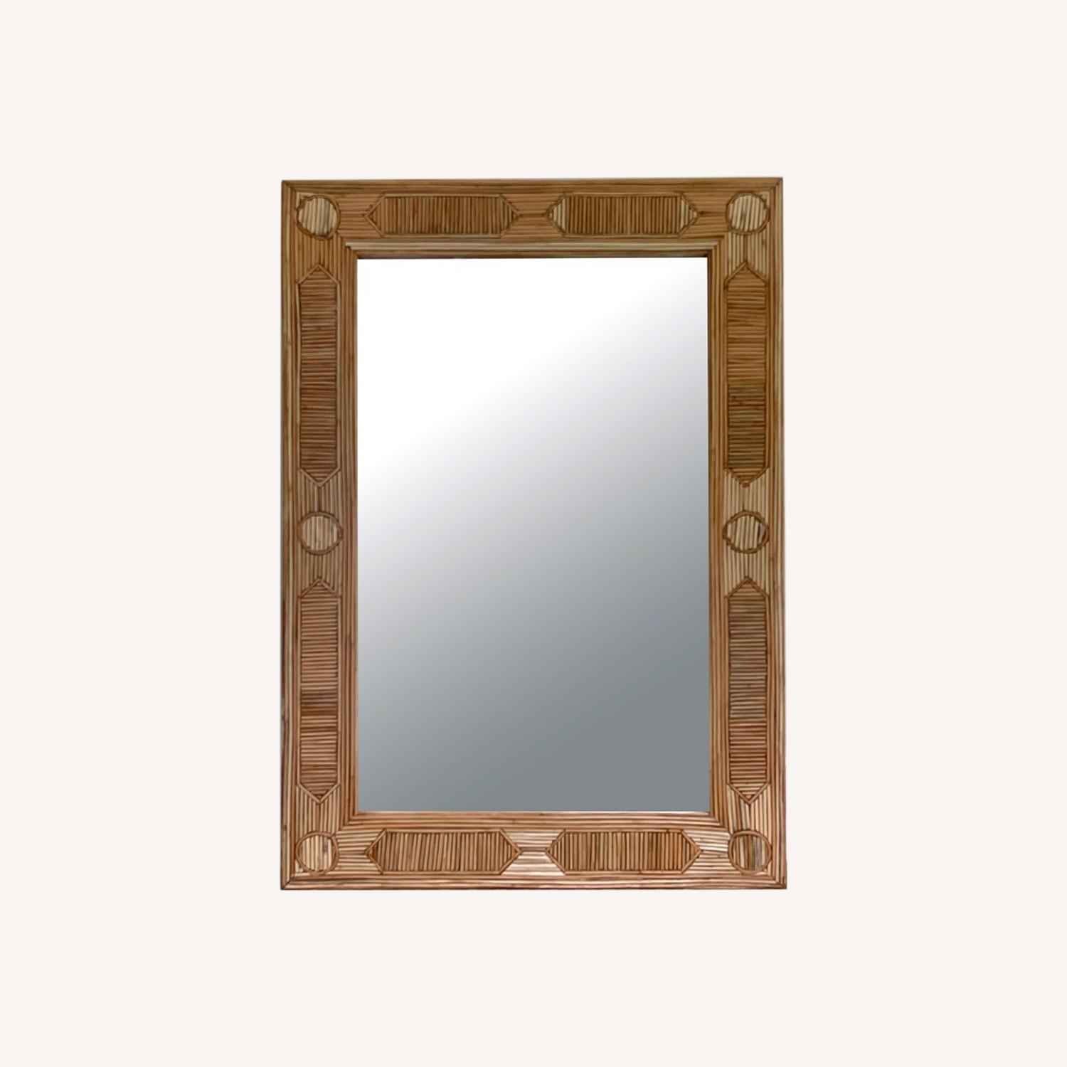 The Showroom Miami Rattan Mirror - image-0