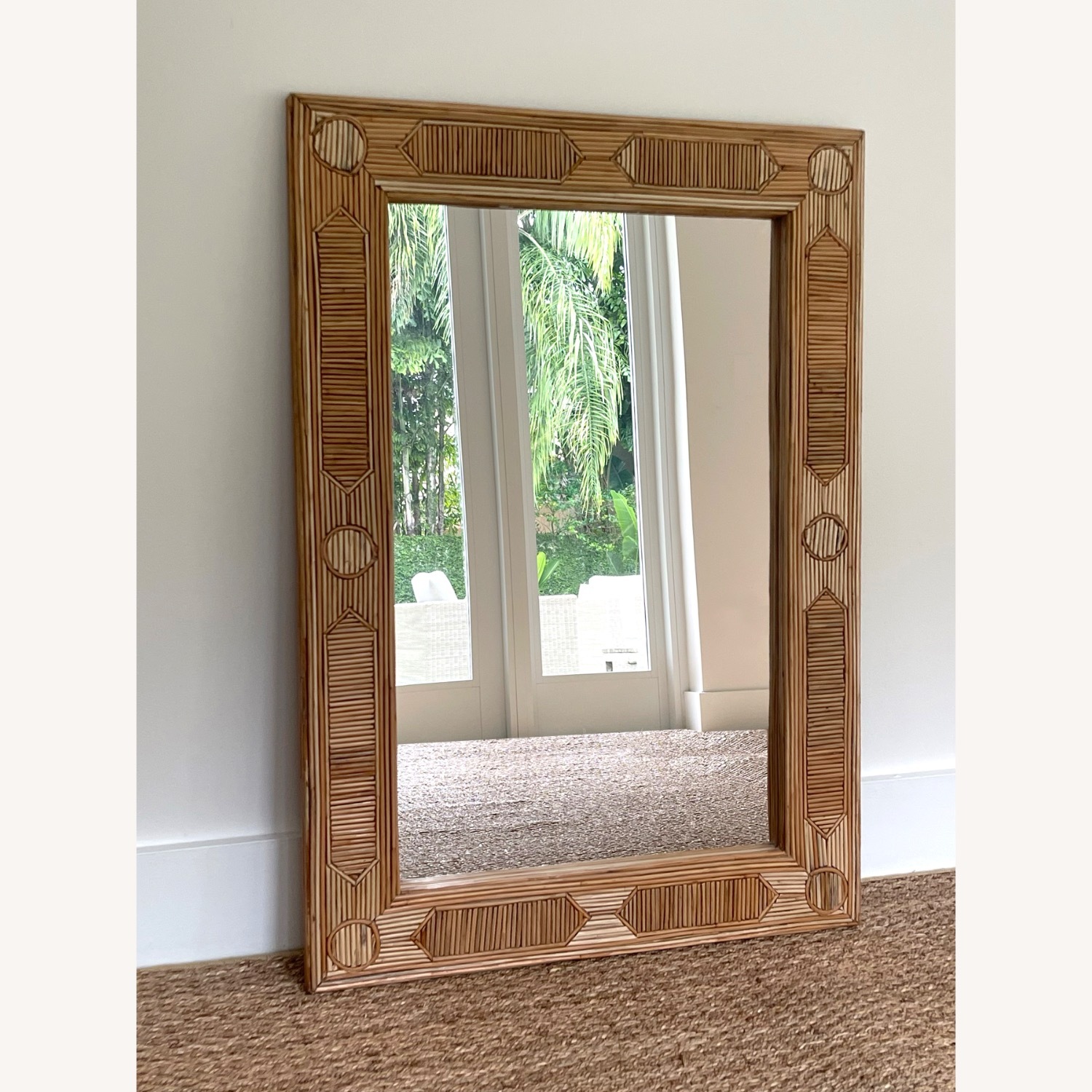 The Showroom Miami Rattan Mirror - image-2