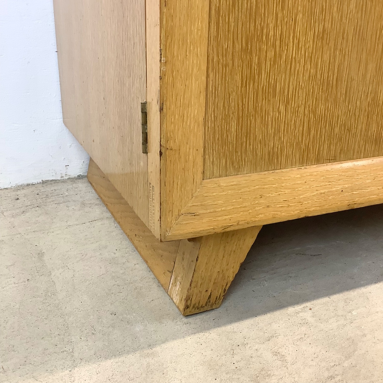 Mid-Century China Cabinet With Blonde Finish - image-13