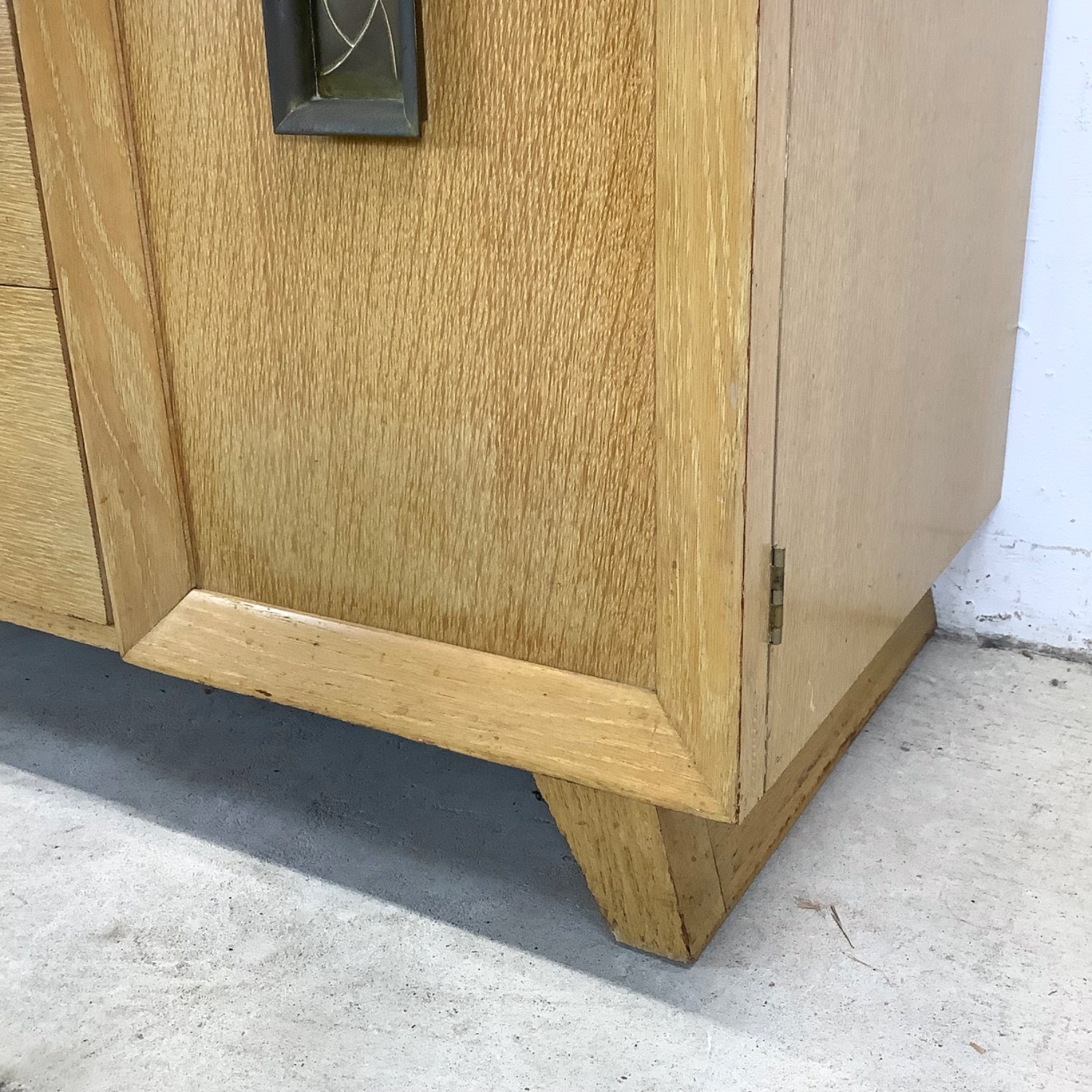 Mid-Century China Cabinet With Blonde Finish - image-14