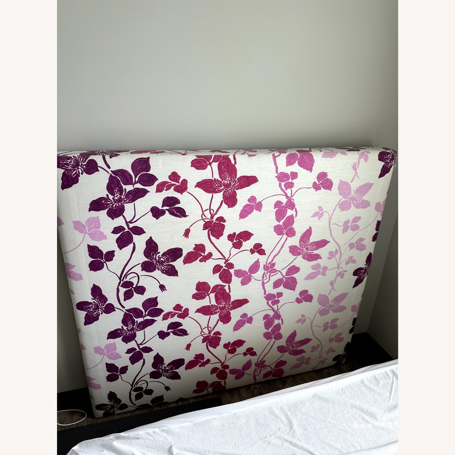 Queen Custom Headboard with Designer Guild Fabric - image-3