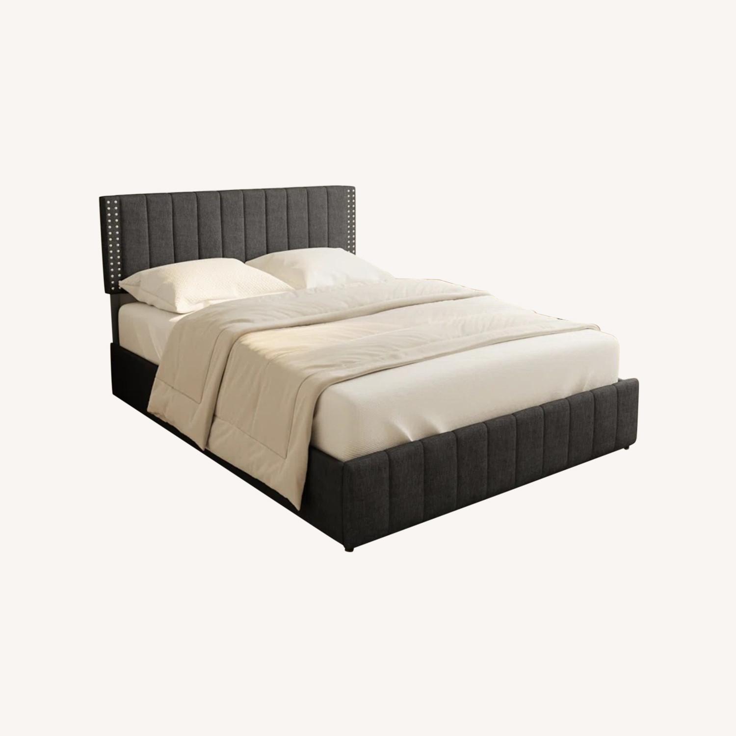 Montijo Upholstered Bed Frame with Storage Drawers - image-0