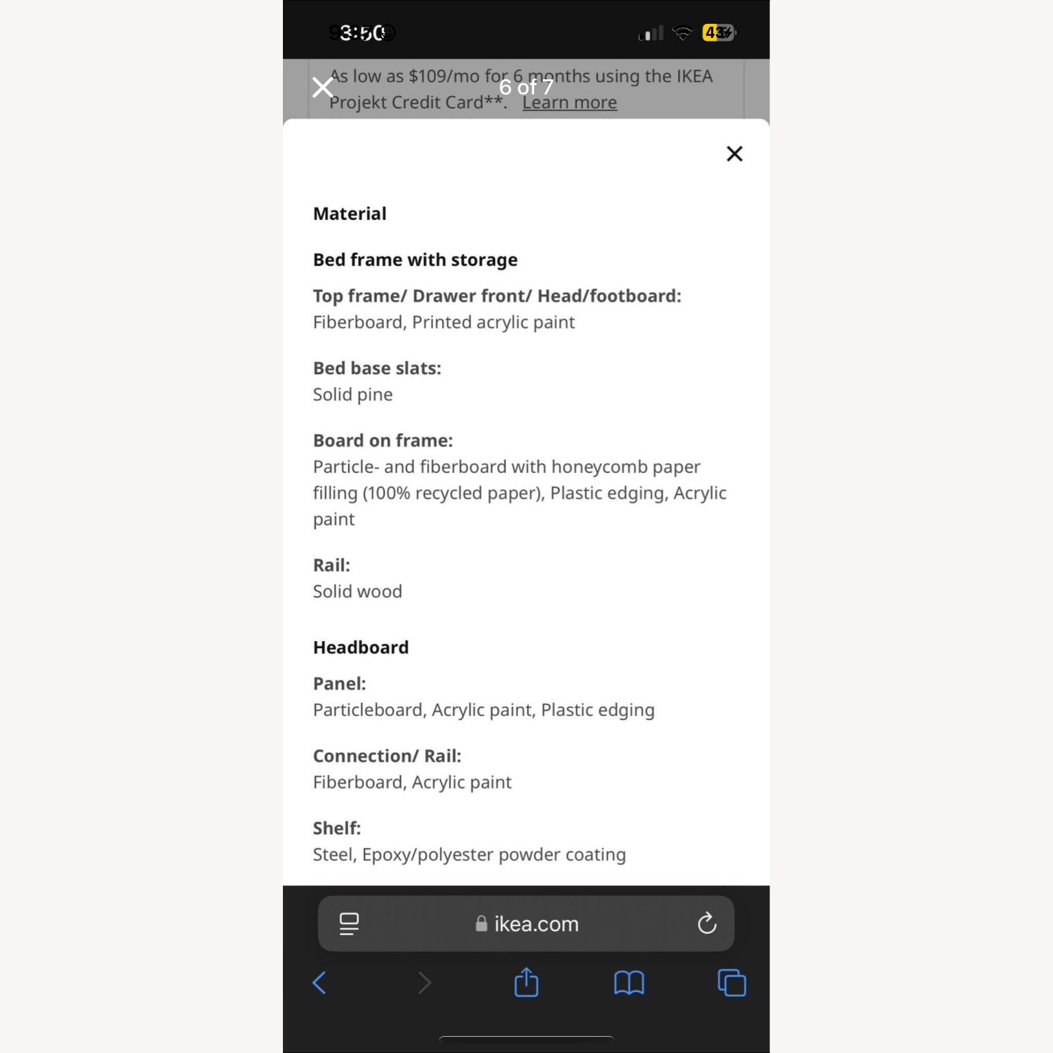 IKEA NORDLI Bed with Headboard and Storage - image-4