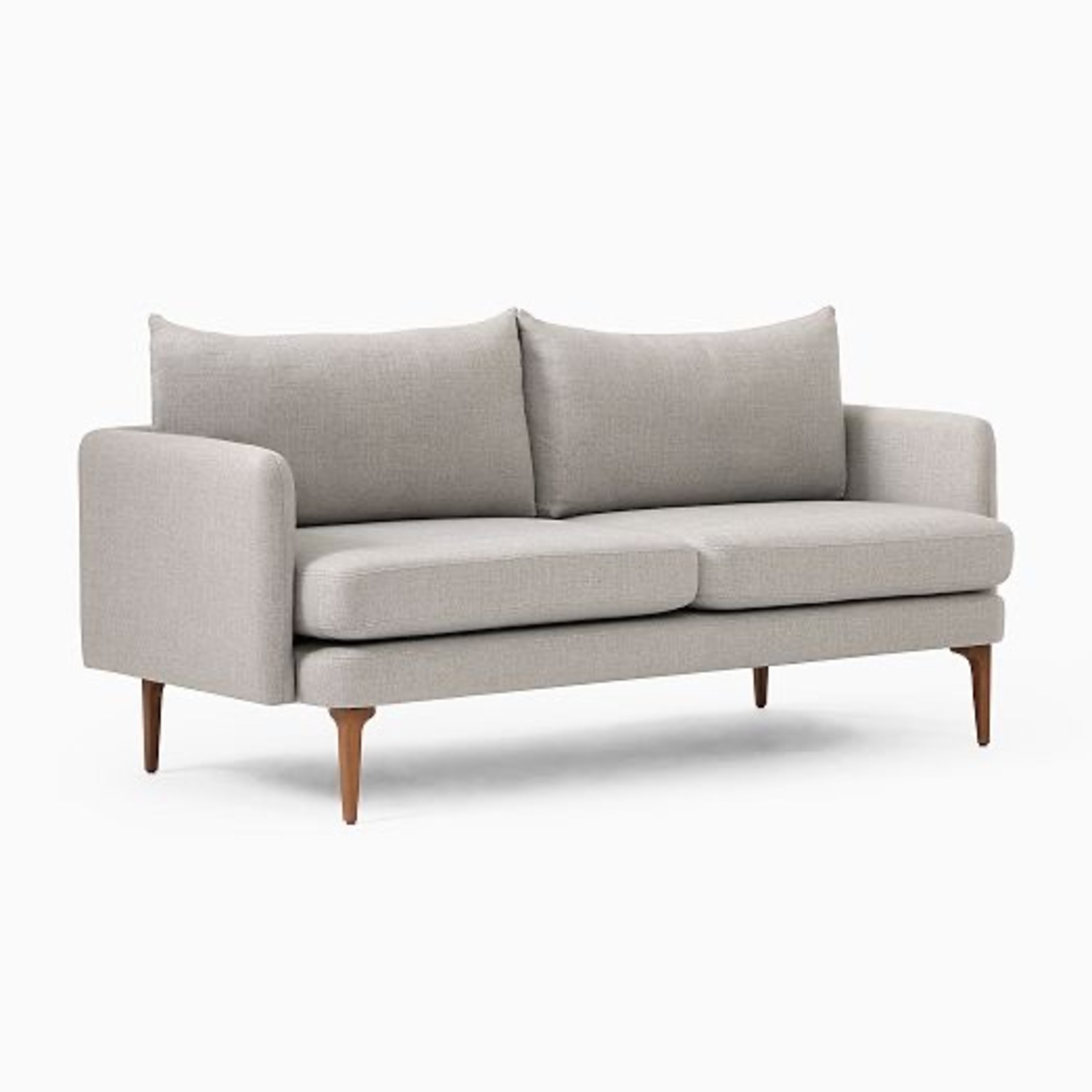 West Elm Auburn Sofa (70") Light Grey - image-1