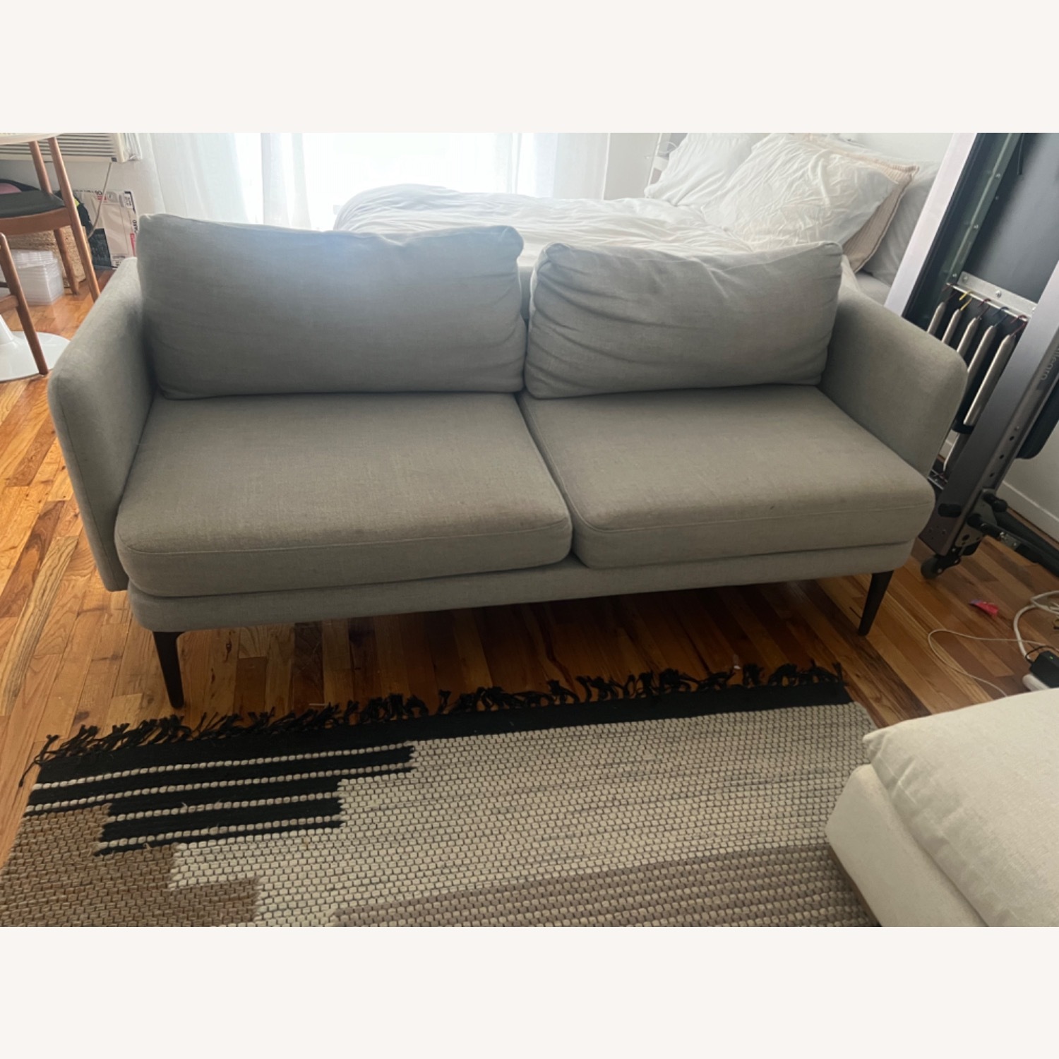West Elm Auburn Sofa (70") Light Grey - image-5