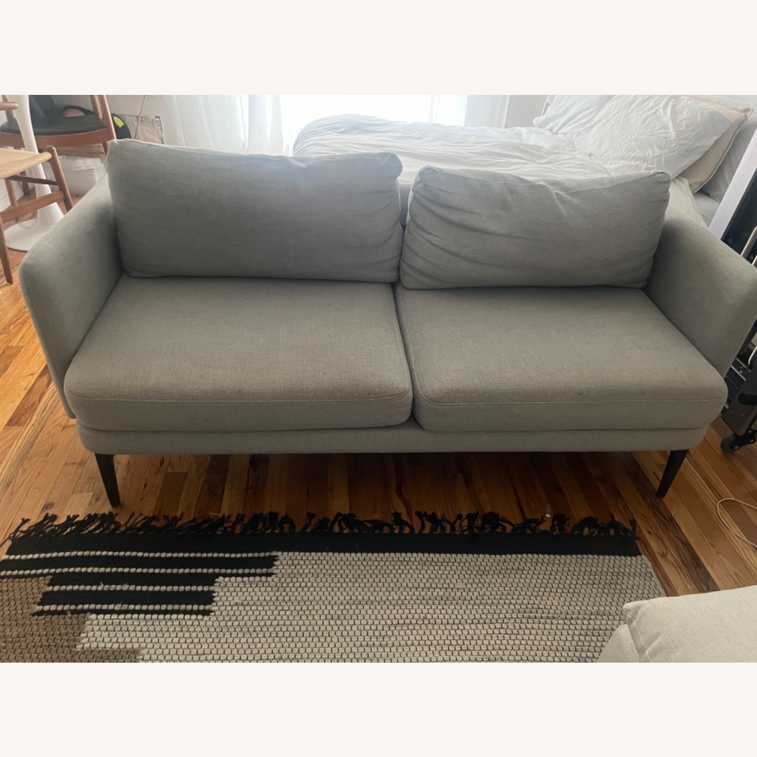 West Elm Auburn Sofa (70") Light Grey - image-3