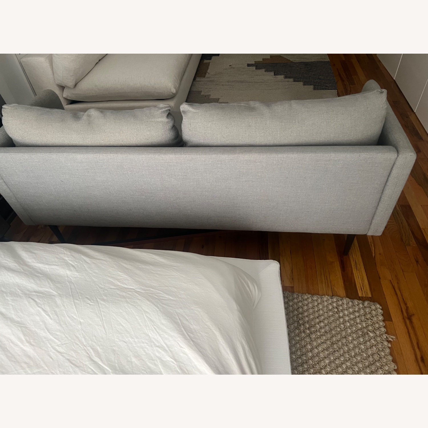 West Elm Auburn Sofa (70") Light Grey - image-2