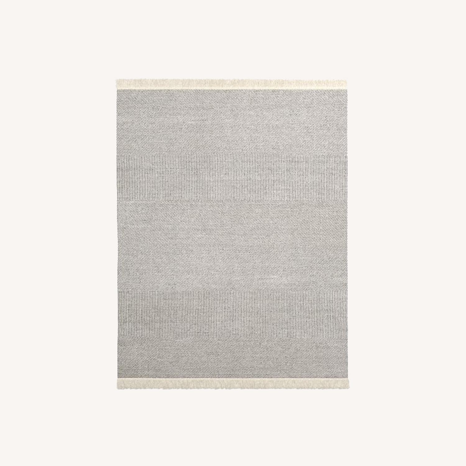 West Elm Tweed Flatweave Cotton Wool (3x5) - image-0